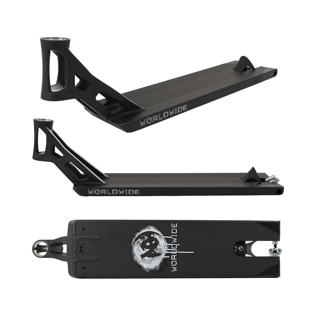 AO Worldwide Scooter Deck 5.8″ x 21.5″ - Black
