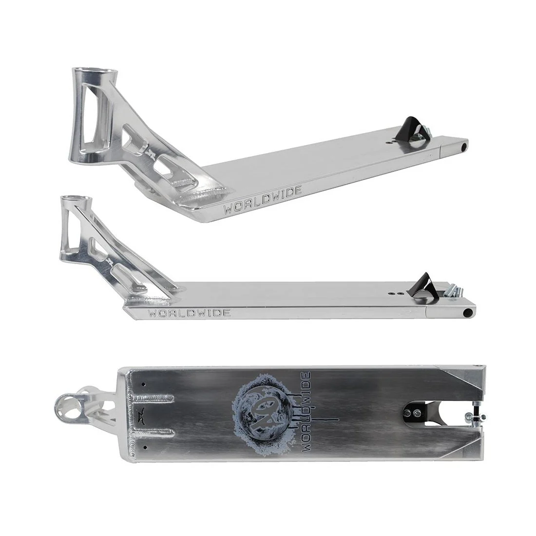 AO Worldwide Scooter Deck 5.8″ x 22″ - Chrome