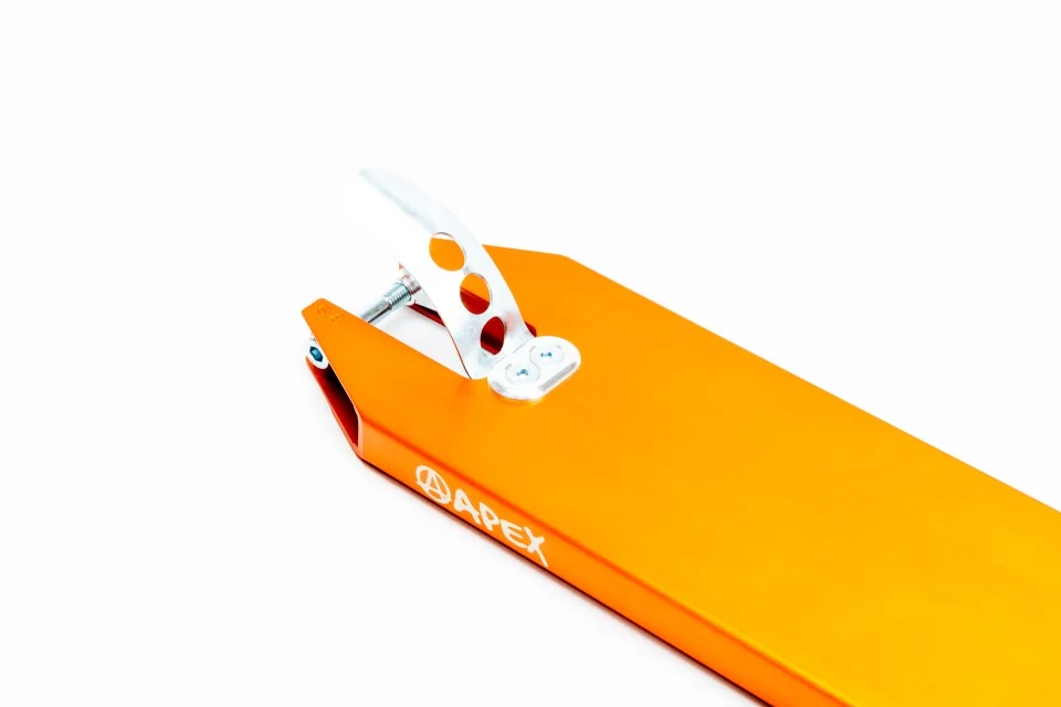 Apex Scooter Deck 4.5” x 19.3″ - Orange - Image 3