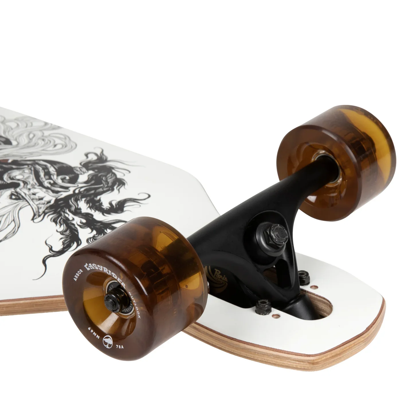Arbor Bamboo Axis 40 K Darmaeva Longboard Complete - 9.25" - Image 3