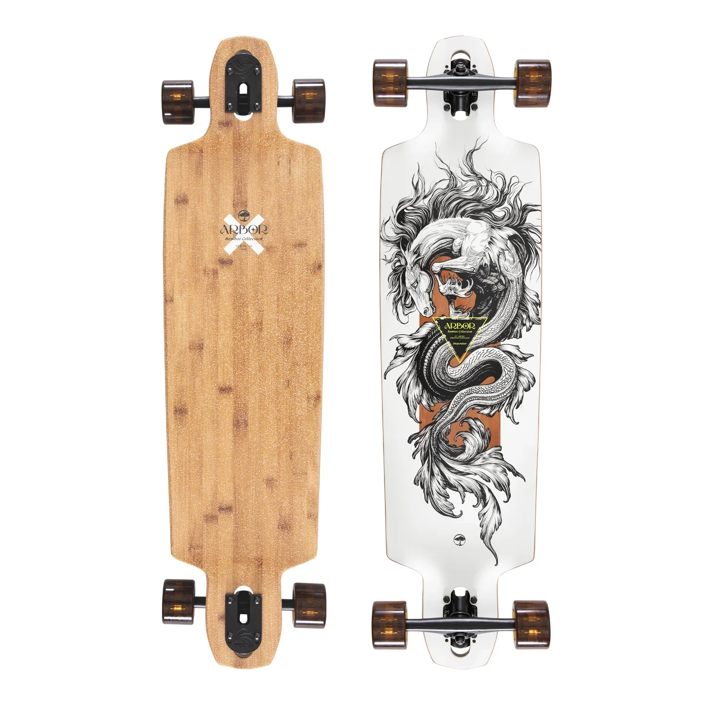 Arbor Bamboo Dropcruiser K Darmaeva Longboard Complete - 38″