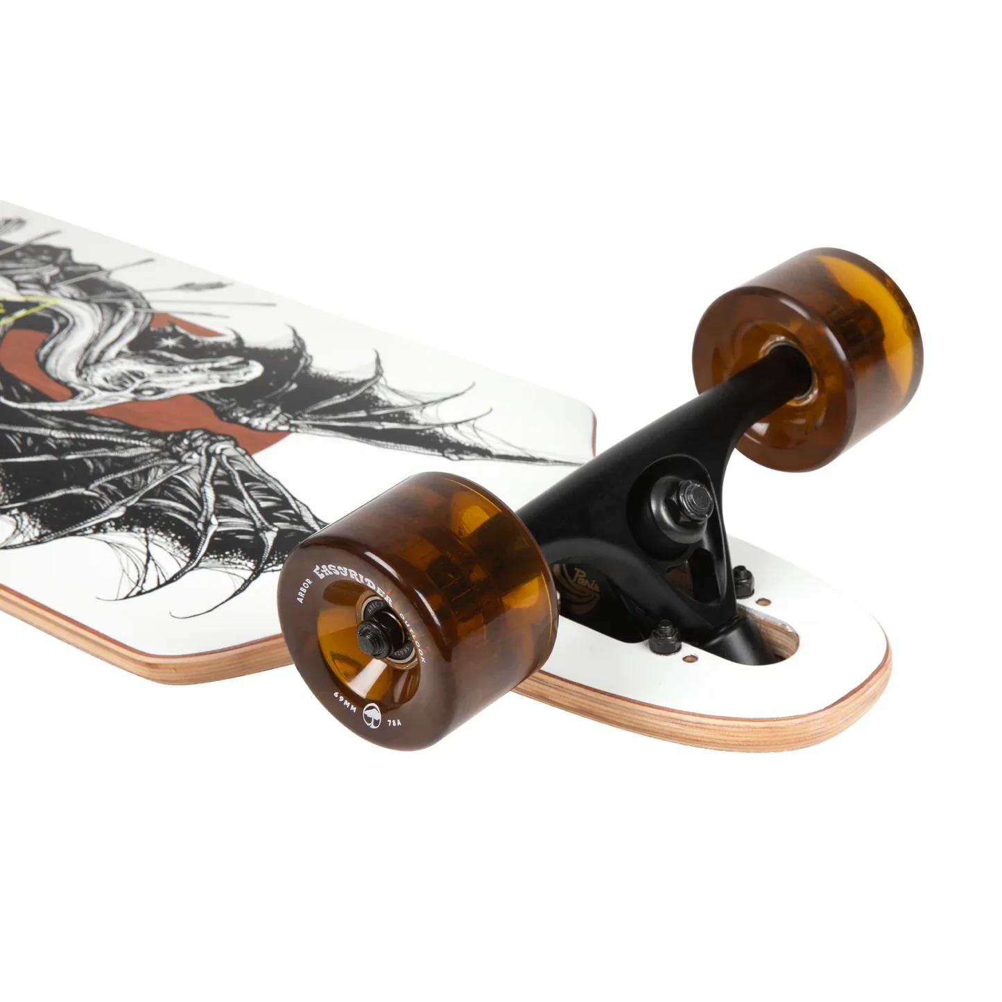 Arbor Bamboo Zeppelin 36 K Darmaeva Longboard Complete - 36″ - Image 3
