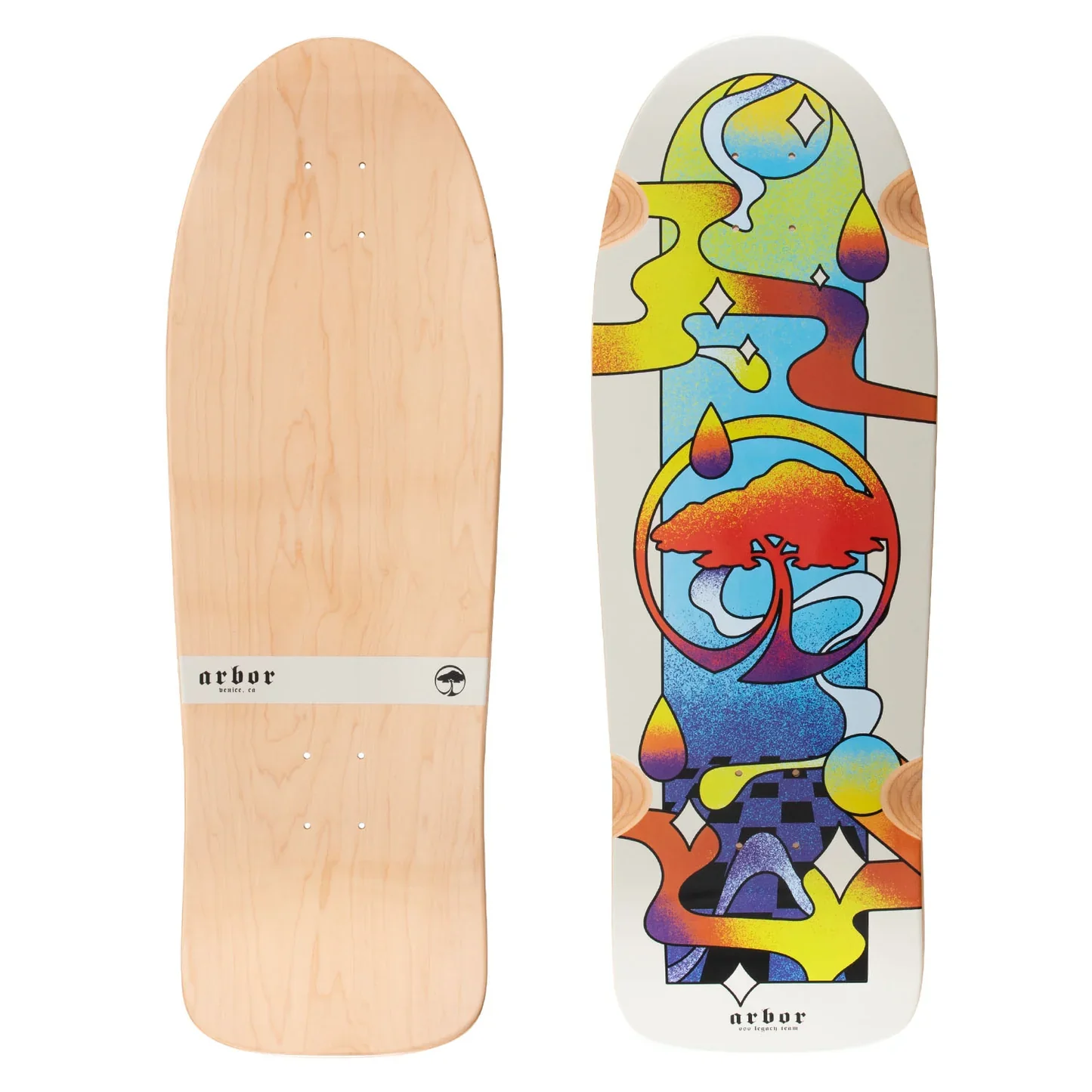 Arbor Team Legacy Oso Tripped Cruiser Deck - 10″ Multi