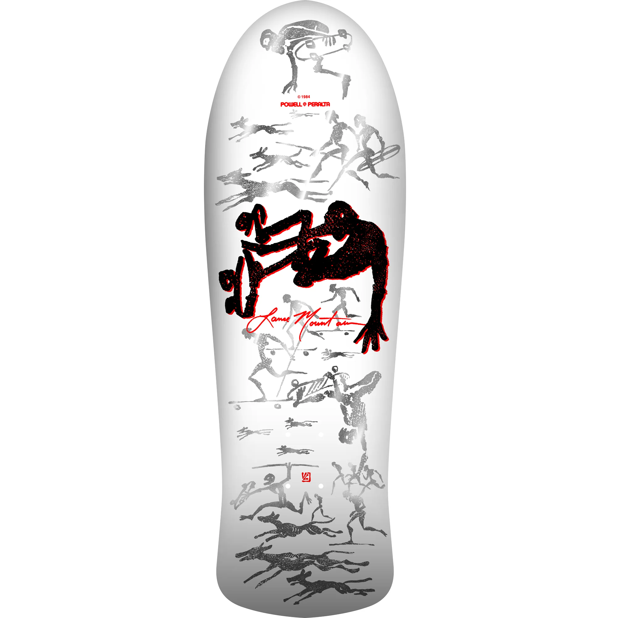 Bones Brigade Lance Mountain 17th Series Deck - 10" White