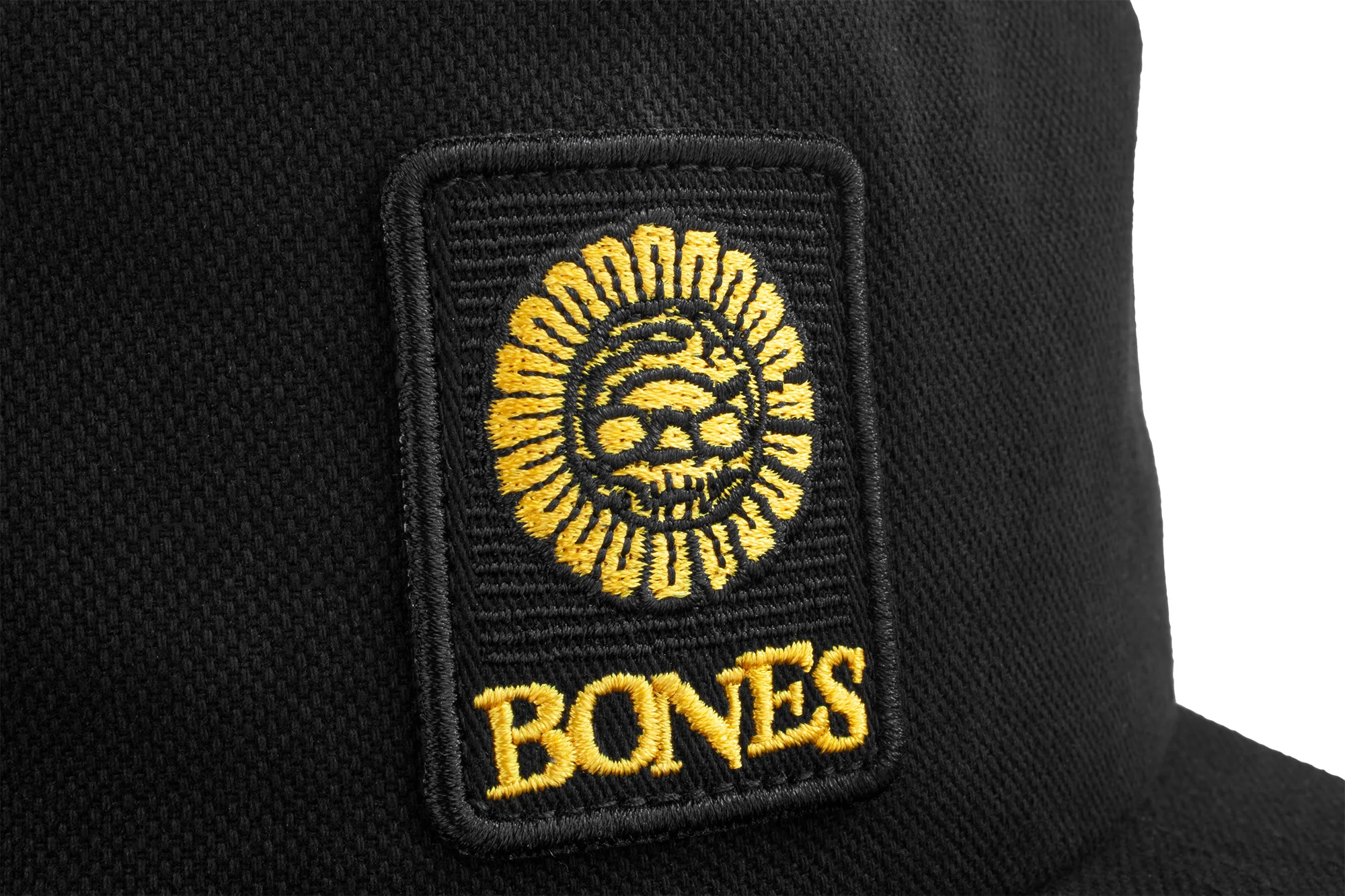 Bones Wheels Pushing Up Daisies Hat 5 Panel - Black - Image 5