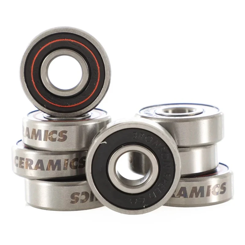 Bronson Ceramic Skateboard Bearings (8 Pack) - Image 2