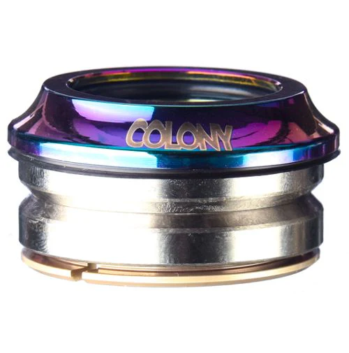 Colony BMX Integrated Headset - Rainbow