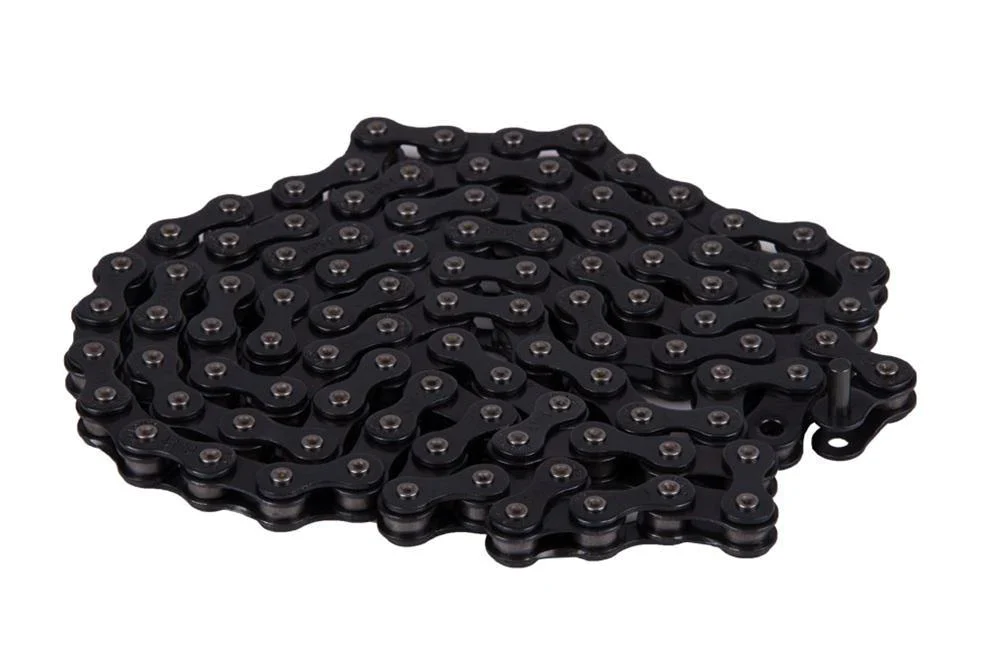 Cult BMX Chain 510 Stamped Logo - Black