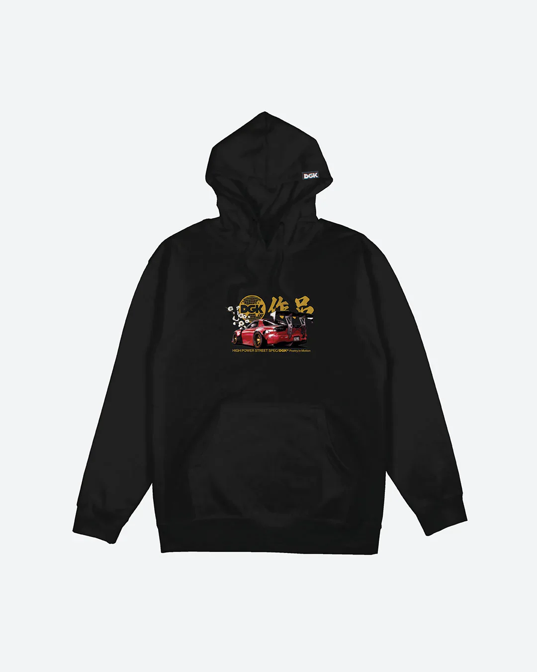 DGK Beauty And The Beast Hooded Fleece - Black - Image 3