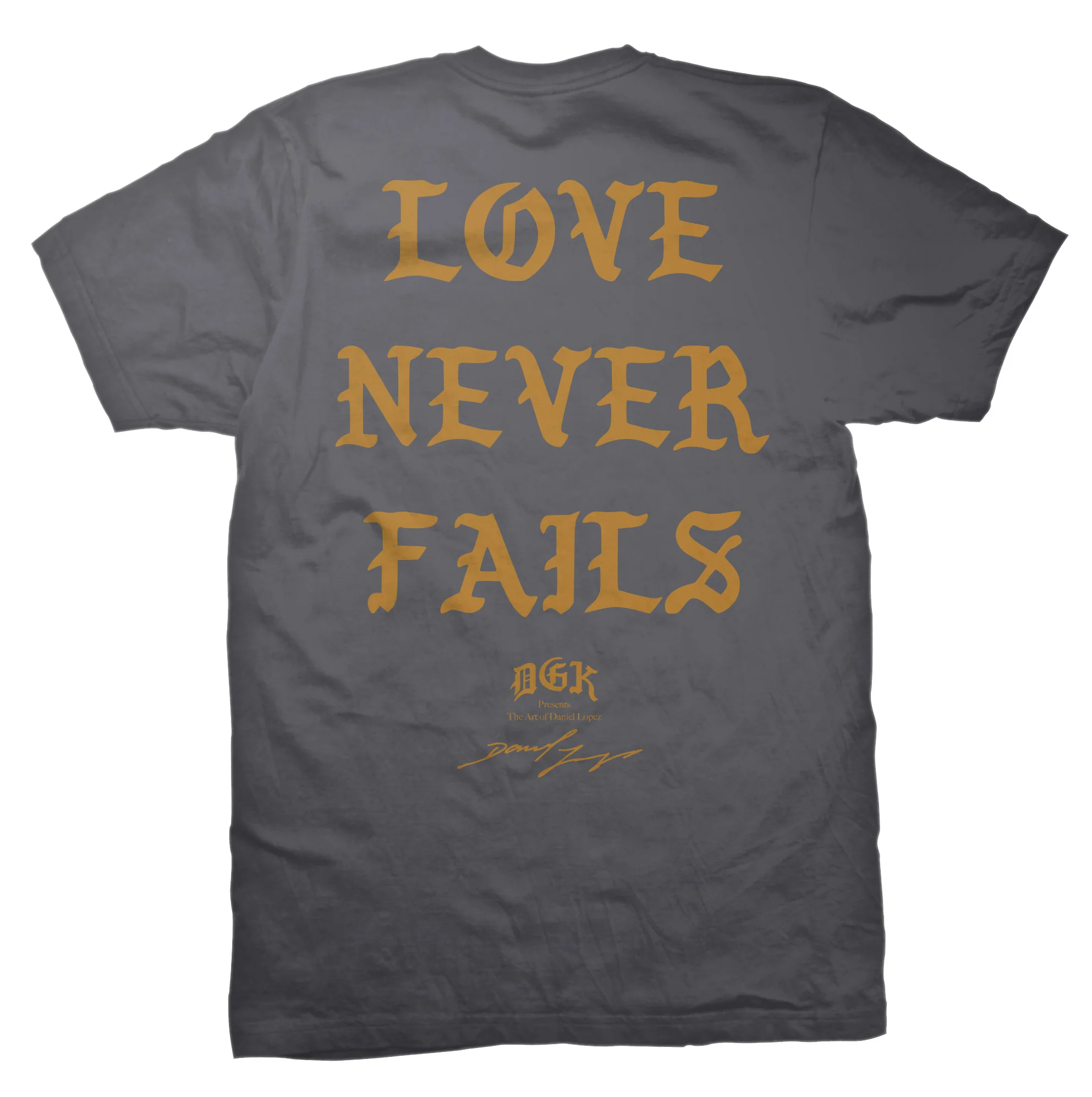 DGK No Llores T-Shirt - Charcoal - Image 2