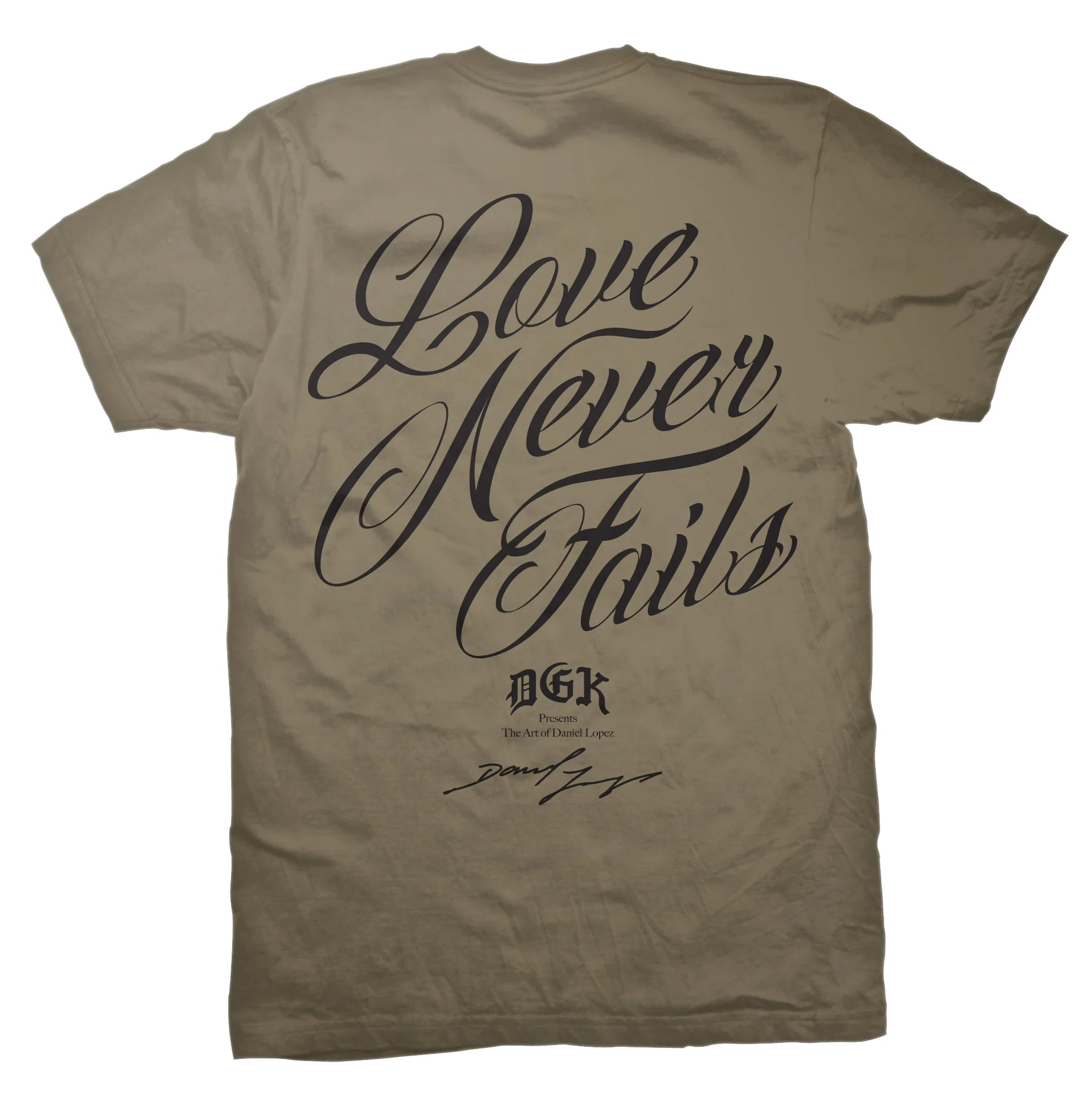 DGK No Love for the Clown T-Shirt - Sand - Image 2