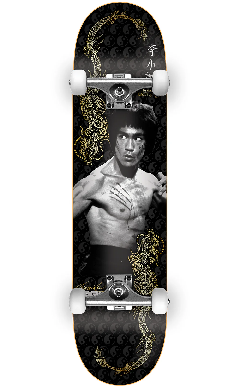 DGK x Bruce Lee Balance Embossed Skateboard Complete - 8.0"