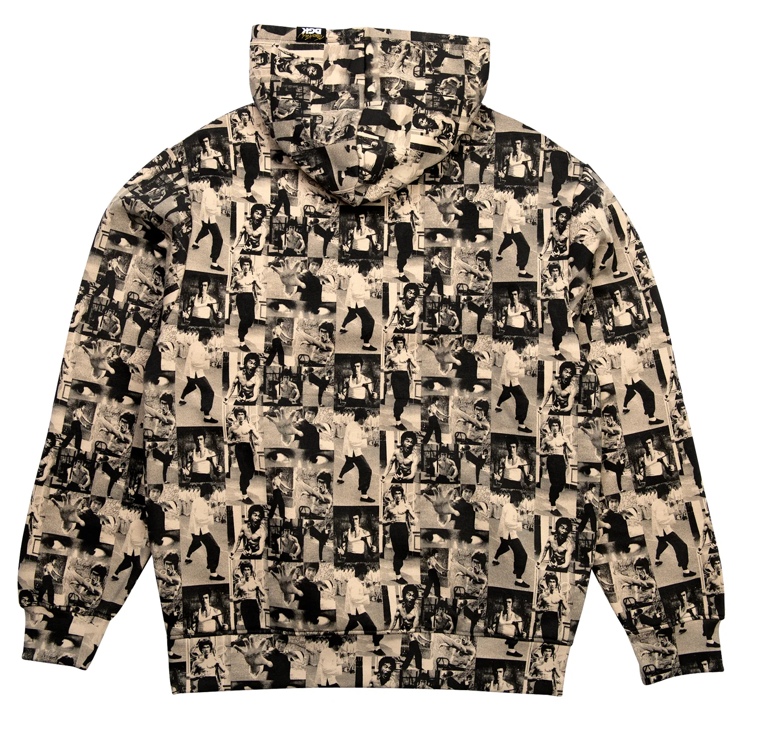 DGK x Bruce Lee Collage Hooded Fleece - Tan - Image 2