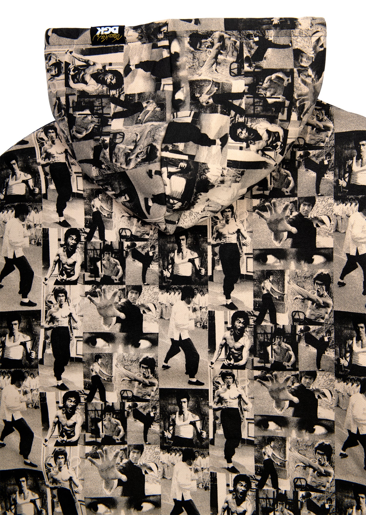 DGK x Bruce Lee Collage Hooded Fleece - Tan - Image 3