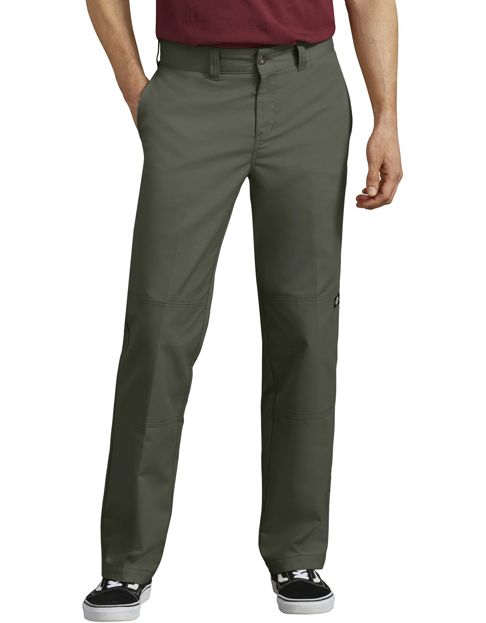 Dickies ’67 Regular Fit Double Knee Pants - Olive Green - Image 2