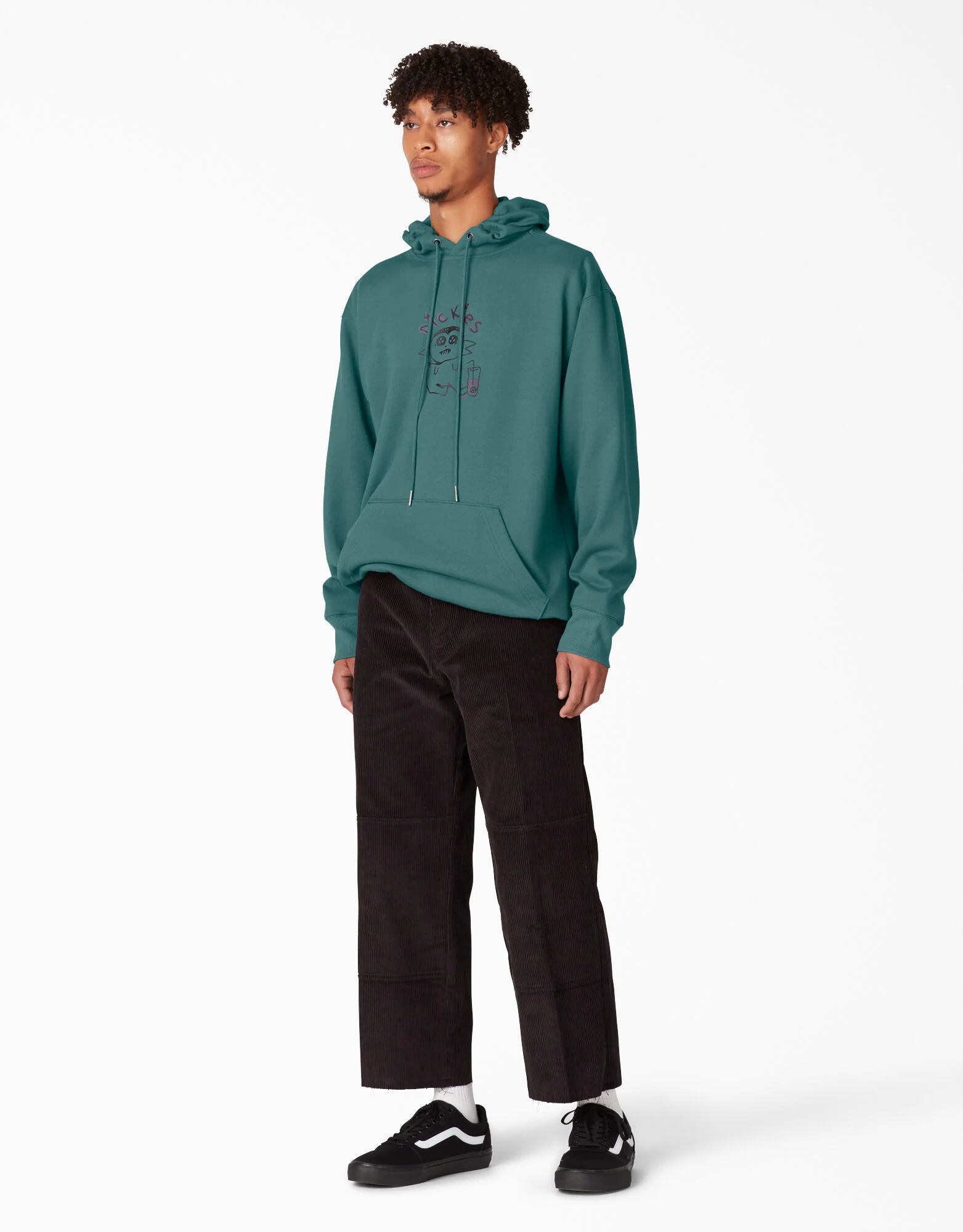 Dickies Franky Villani Drunkula Pullover Hoodie - Lincoln Green - Image 4