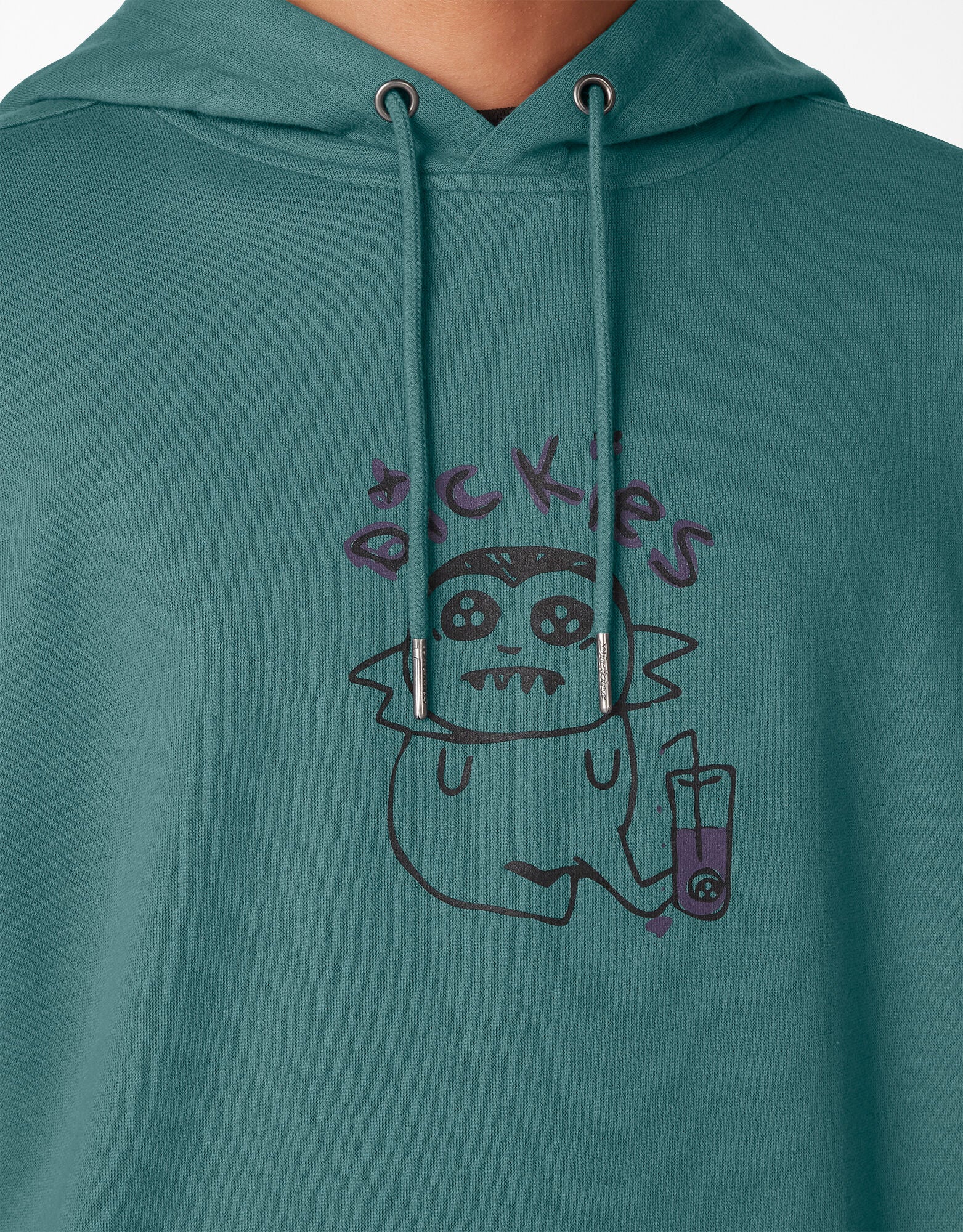 Dickies Franky Villani Drunkula Pullover Hoodie - Lincoln Green - Image 5