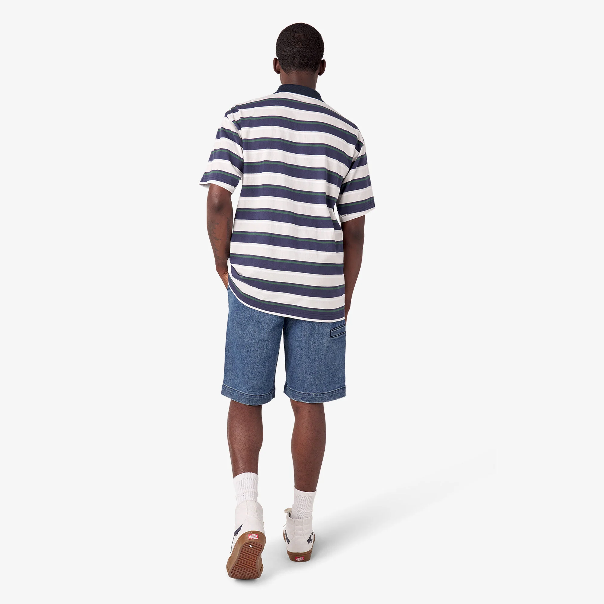 Dickies Skateboarding Guy Mariano Short Sleeve Polo Shirt - Guy Mariano Stripe - Image 6