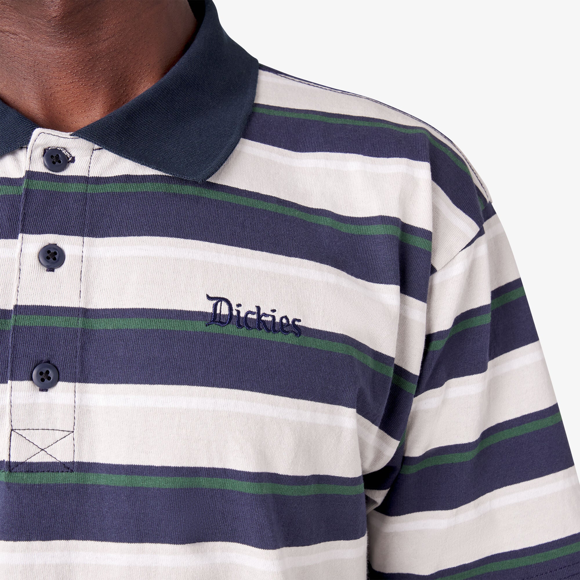 Dickies Skateboarding Guy Mariano Short Sleeve Polo Shirt - Guy Mariano Stripe - Image 8