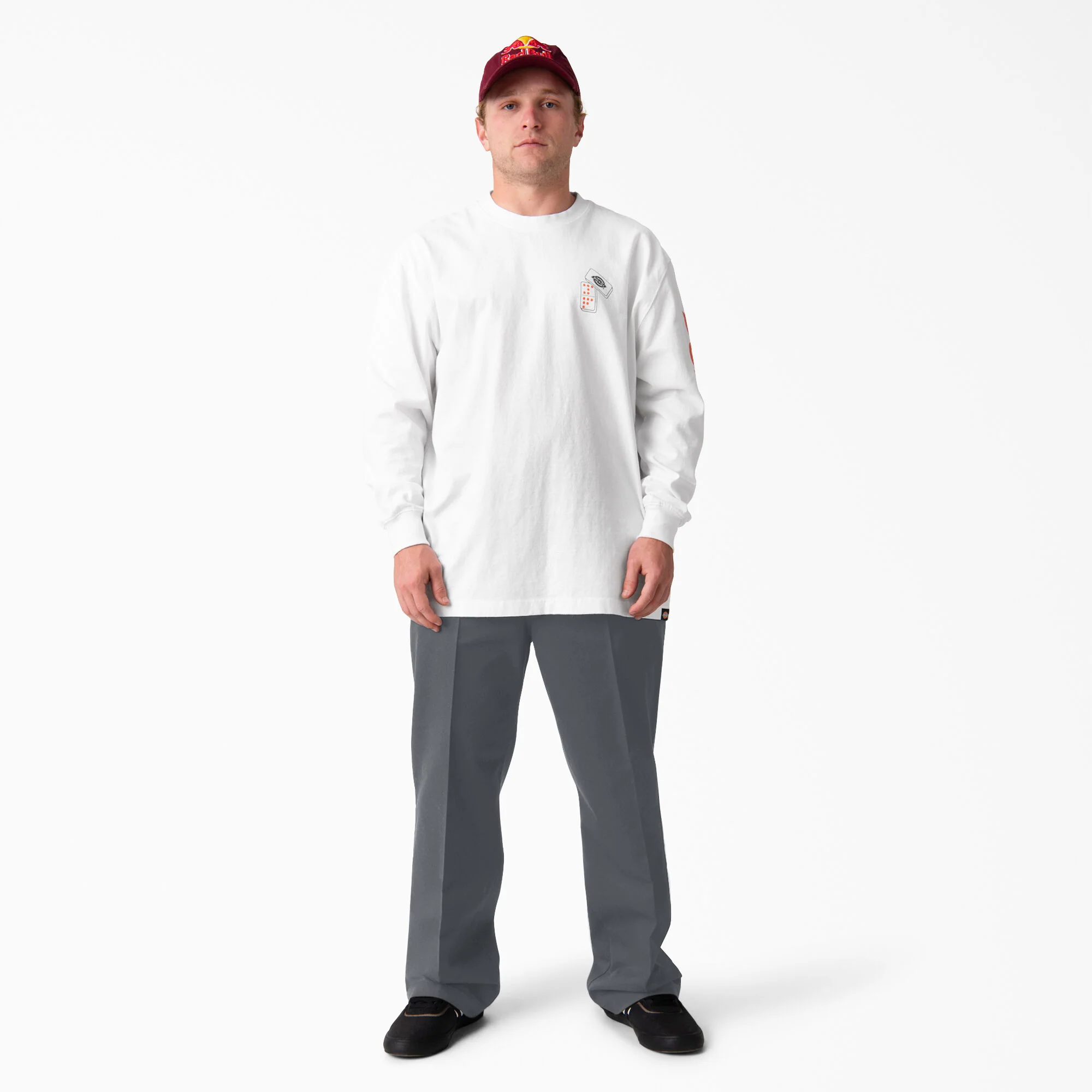 Dickies Jamie Foy Signature Loose Fit Straight Leg Pants - Charcoal Gray - Image 4