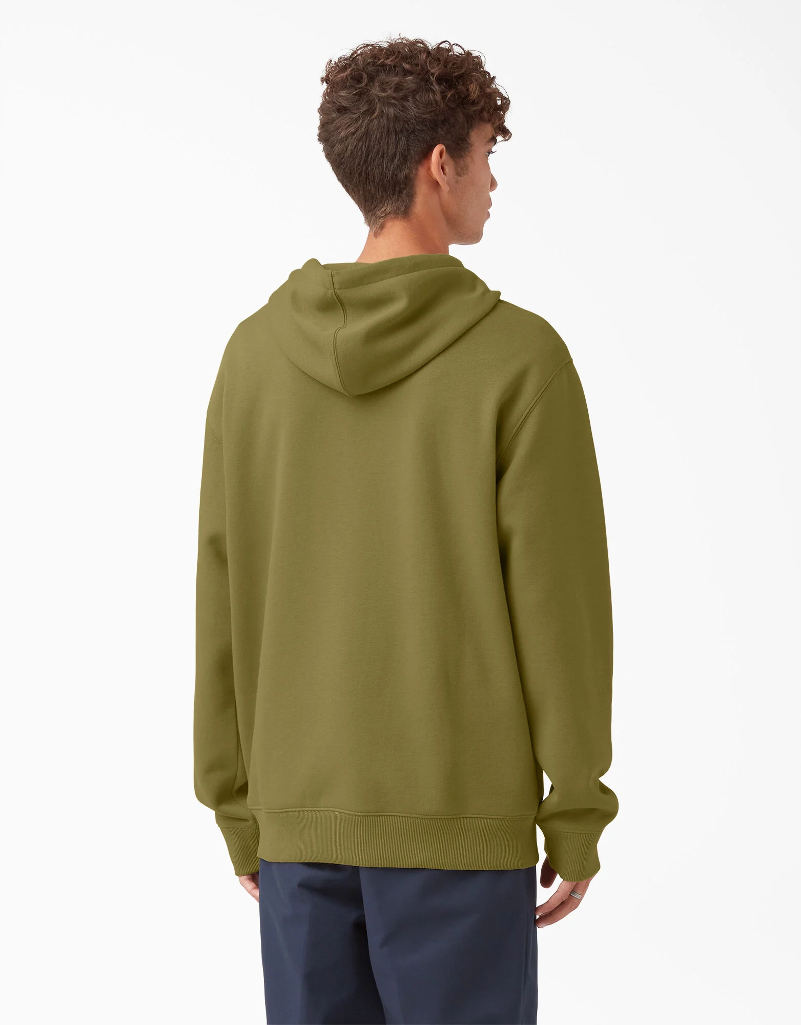 Dickies Relief Fleece Hoodie - Green Moss (G2M) - Image 2