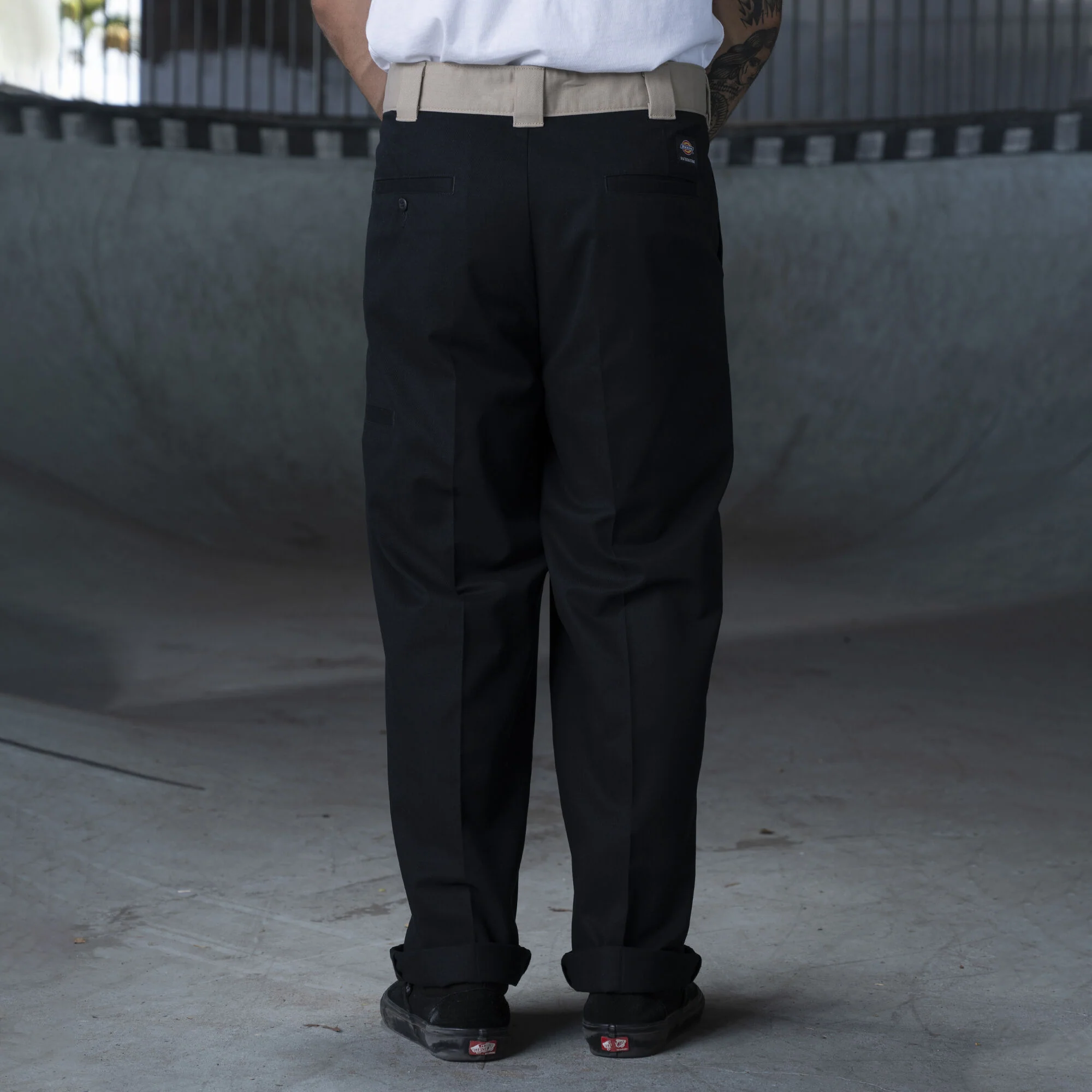 Dickies Ronnie Sandoval Double Knee Pants - Black/Desert Sand Color Block - Image 2