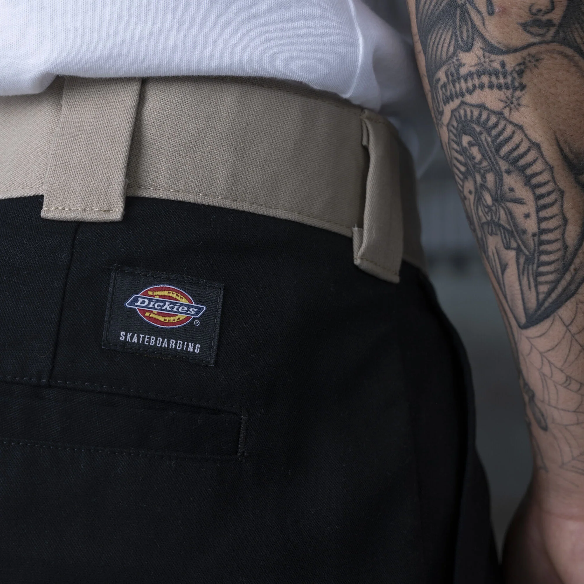 Dickies Ronnie Sandoval Double Knee Pants - Black/Desert Sand Color Block - Image 7