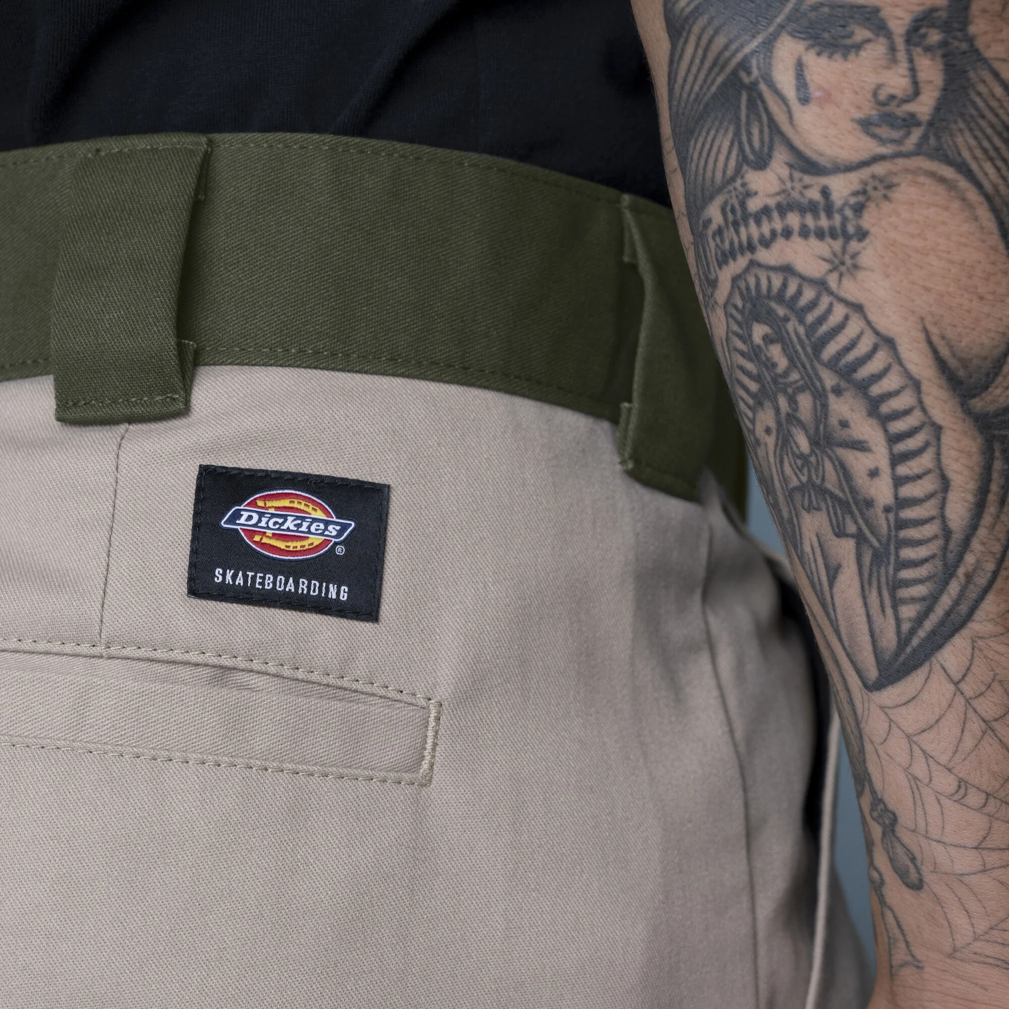 Dickies Ronnie Sandoval Double Knee Pants - Desert Sand/Olive Color Block - Image 6