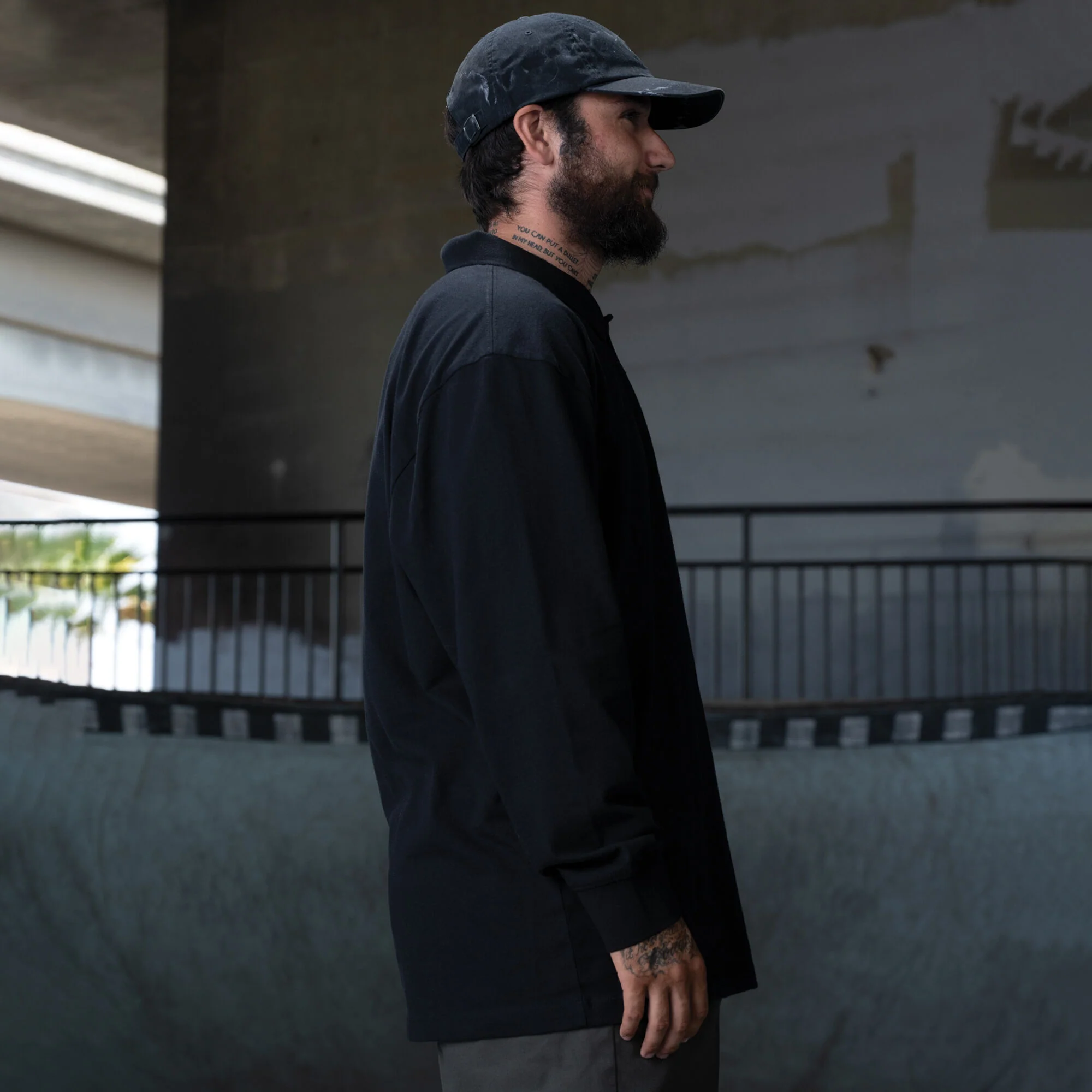 Dickies Ronnie Sandoval Long Sleeve Polo - Black - Image 4