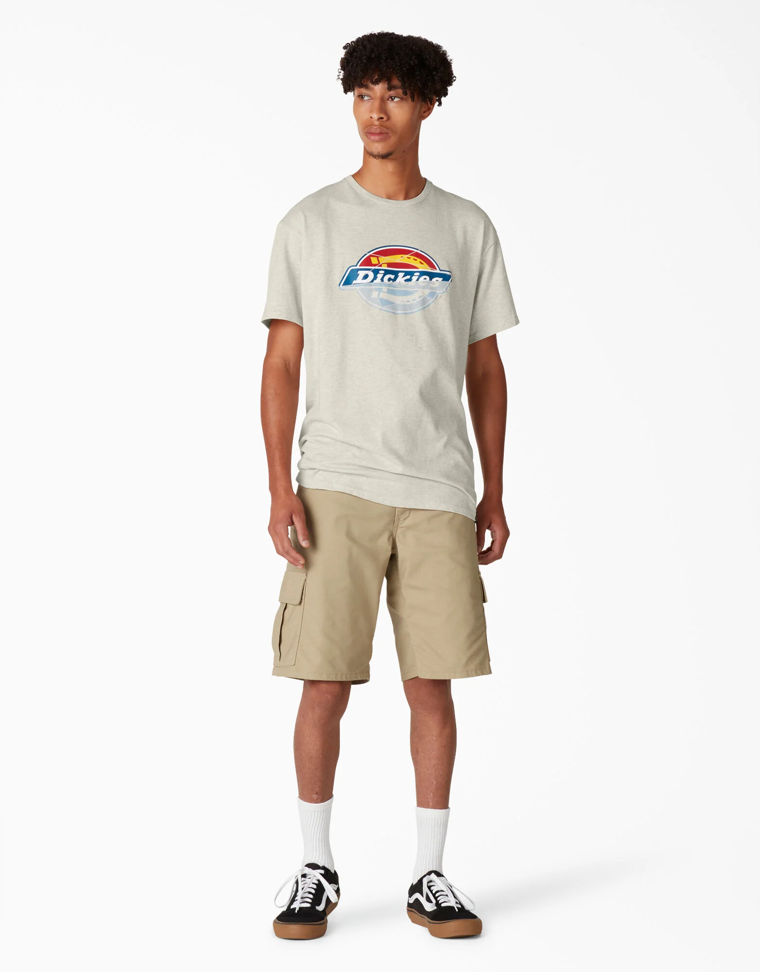 Dickies Skateboarding Break Out Graphic T-Shirt - Oatmeal Heather - Image 4