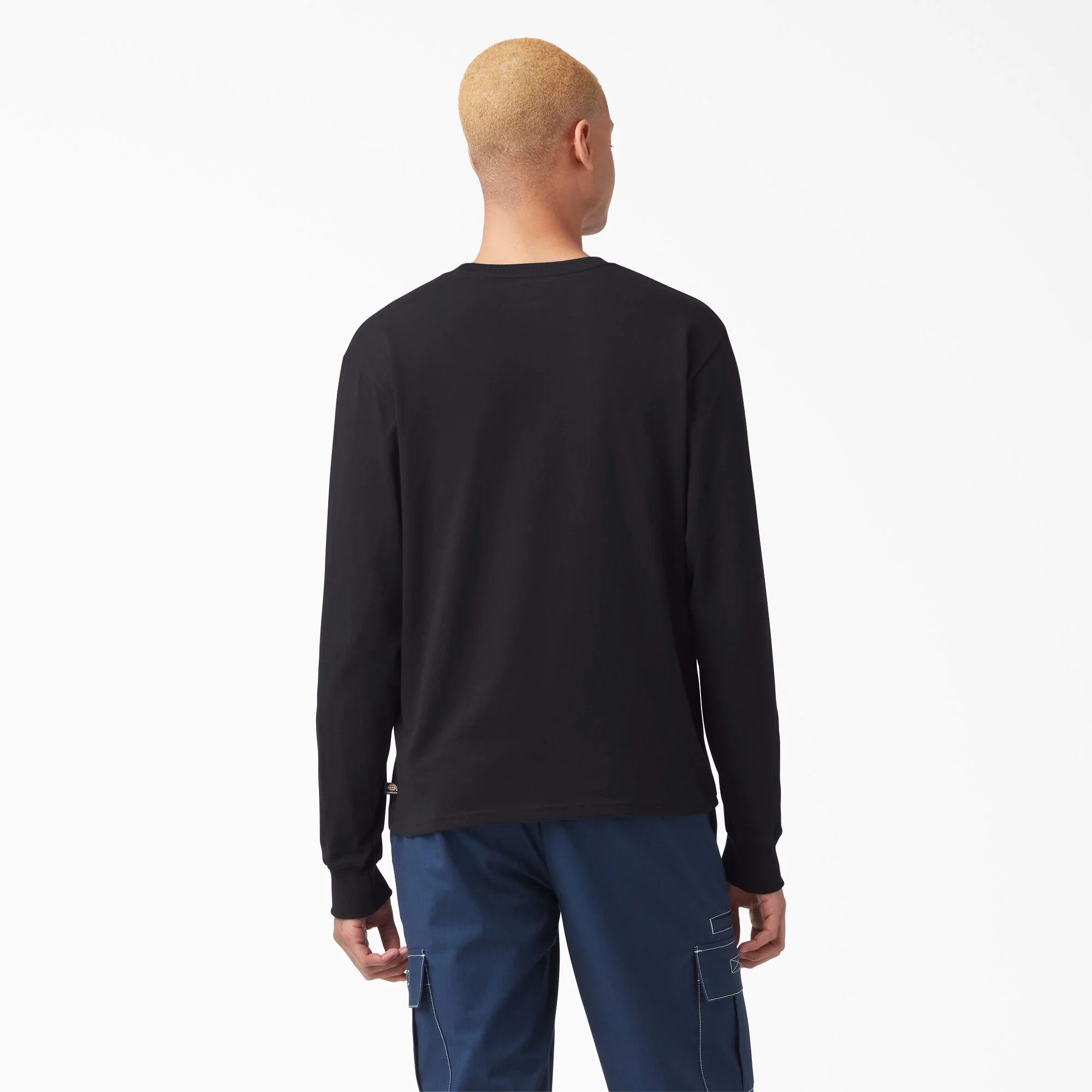 Dickies Skateboarding Logo Graphic Long Sleeve T-Shirt - Black - Image 2