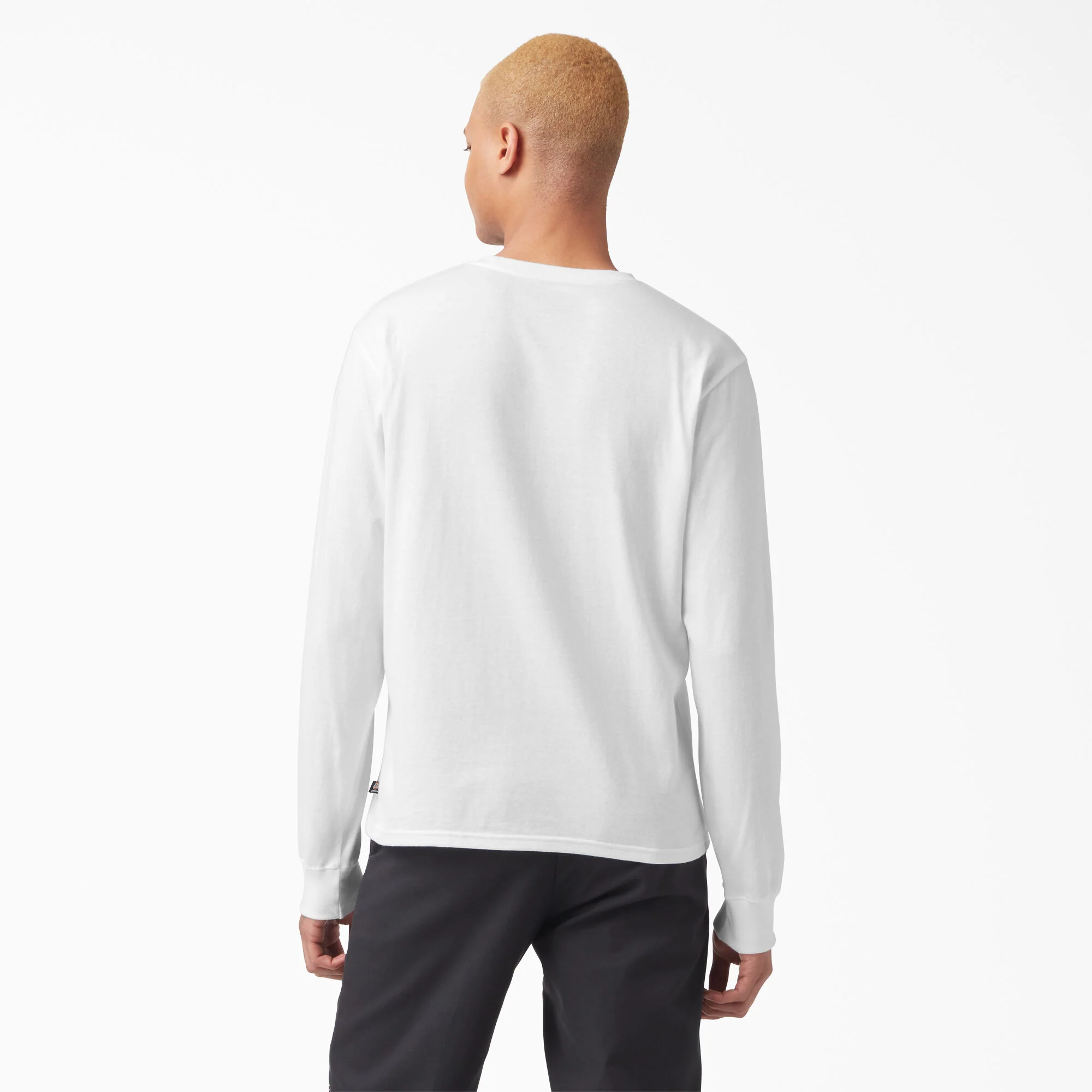 Dickies Skateboarding Logo Graphic Long Sleeve T-Shirt - White - Image 2