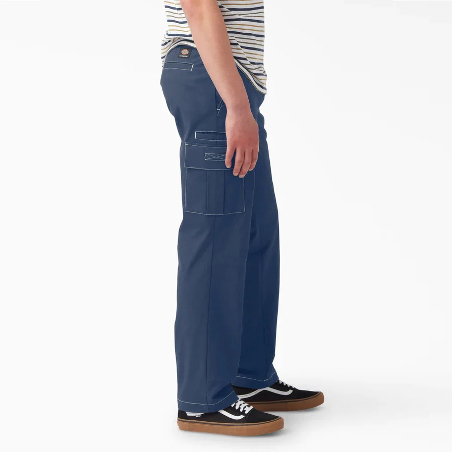 Dickies Skateboarding Ripstop Cargo Pants - Ink Navy/White Stitching - Image 3
