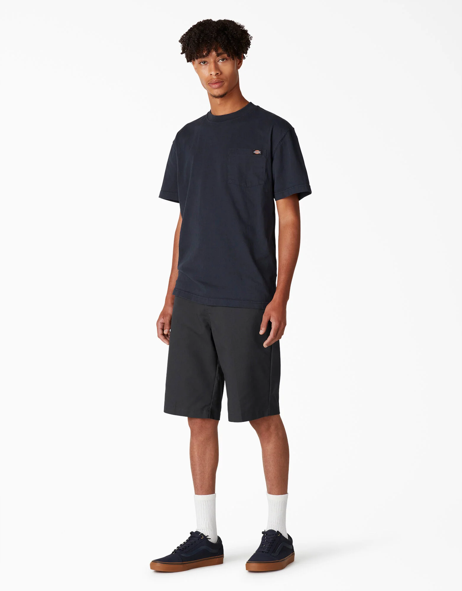Dickies Skateboarding Slim Fit Shorts - Black (BK) - Image 5