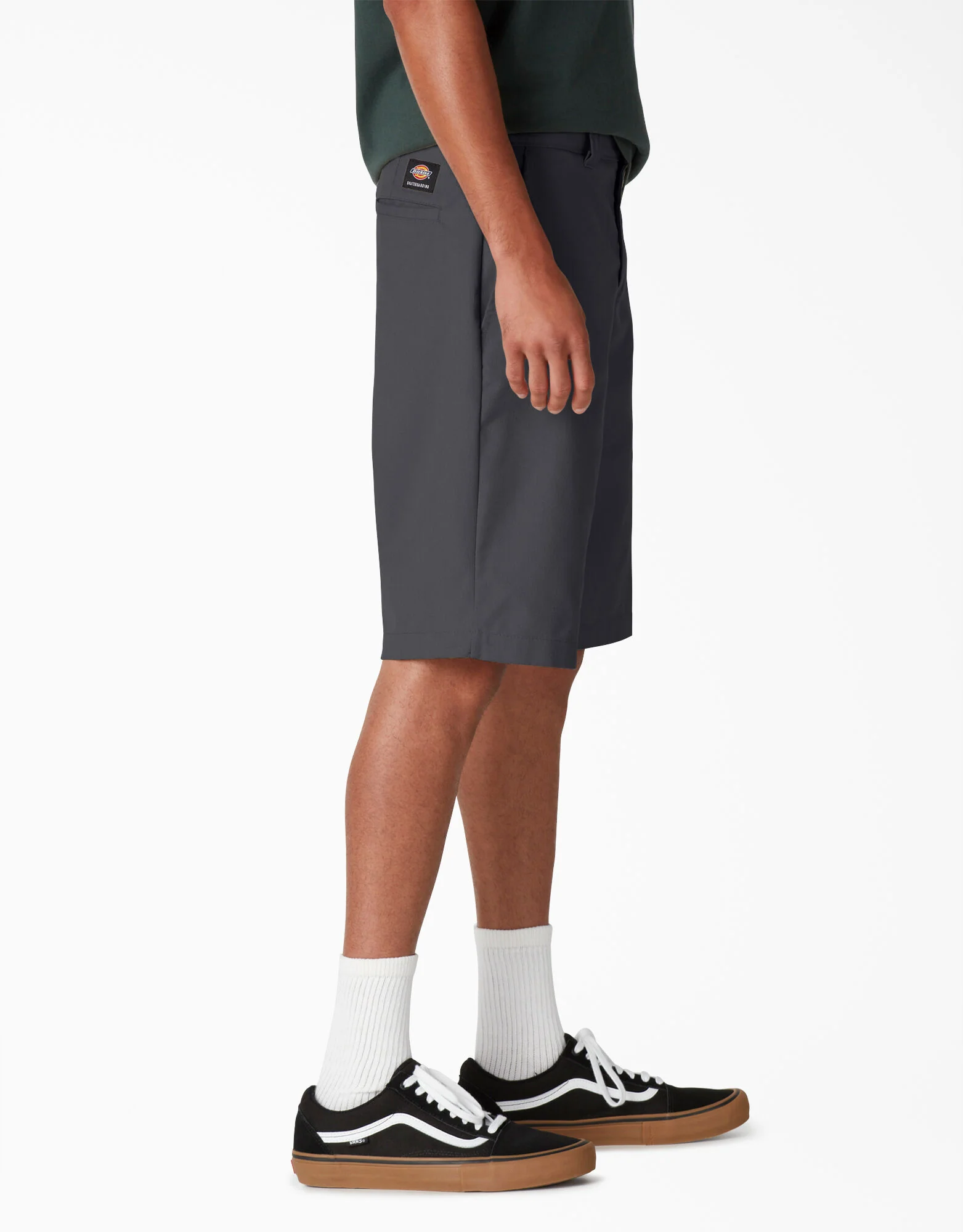 Dickies Skateboarding Slim Fit Shorts - Charcoal Gray (CH) - Image 3