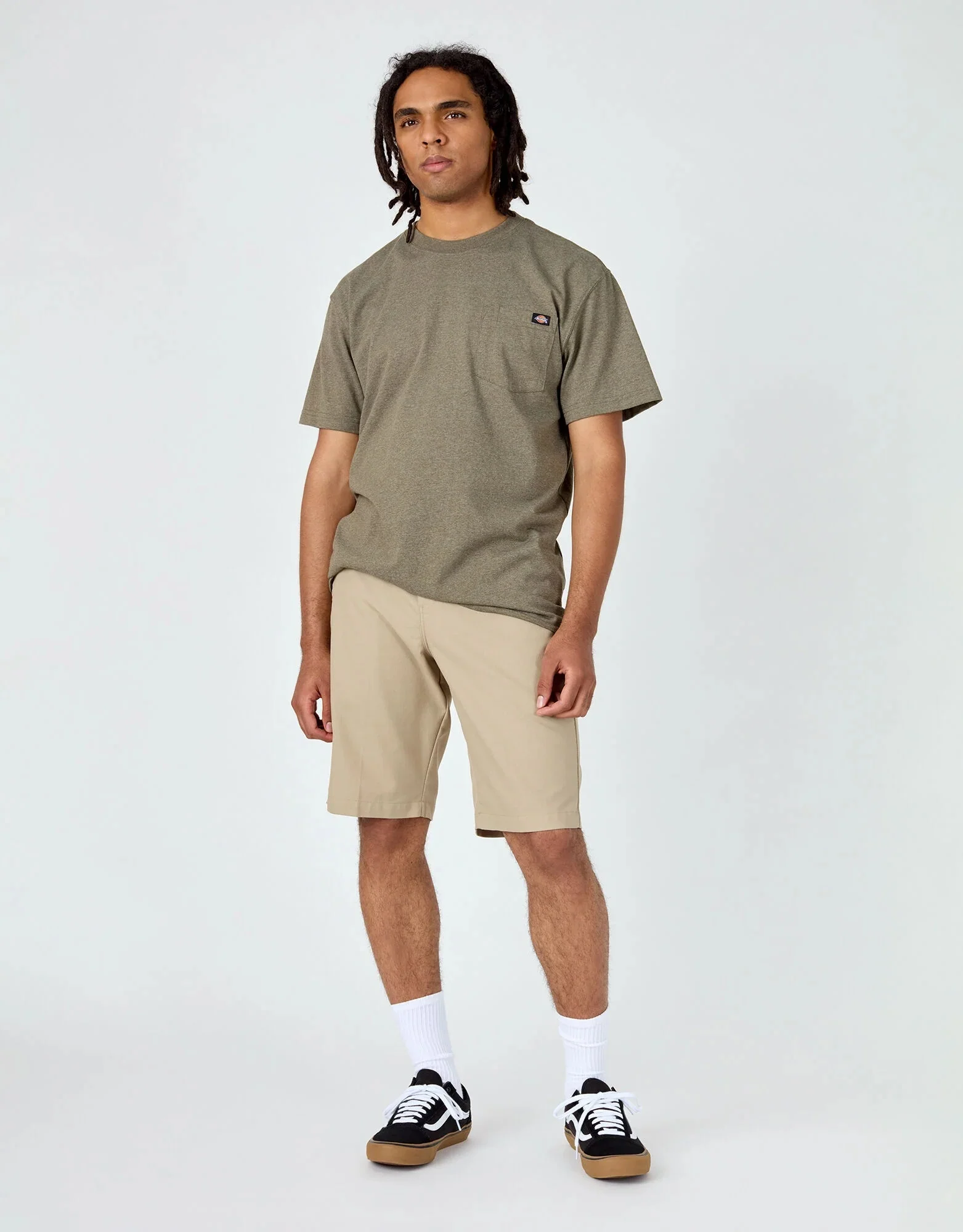 Dickies Skateboarding Slim Fit Shorts - Desert Khaki (DS) - Image 4
