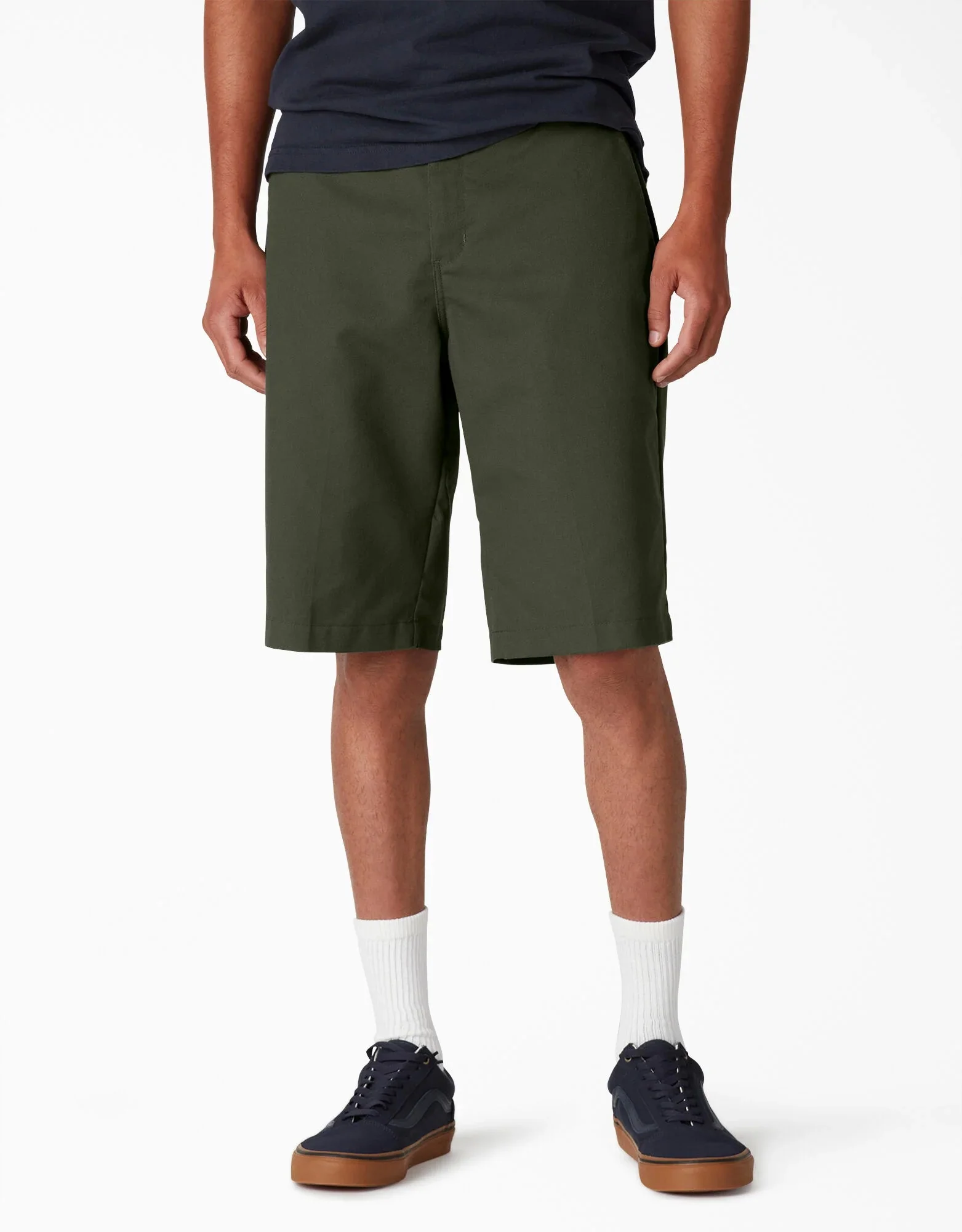 Dickies Skateboarding Slim Fit Shorts - Olive Green (OG) - Image 4