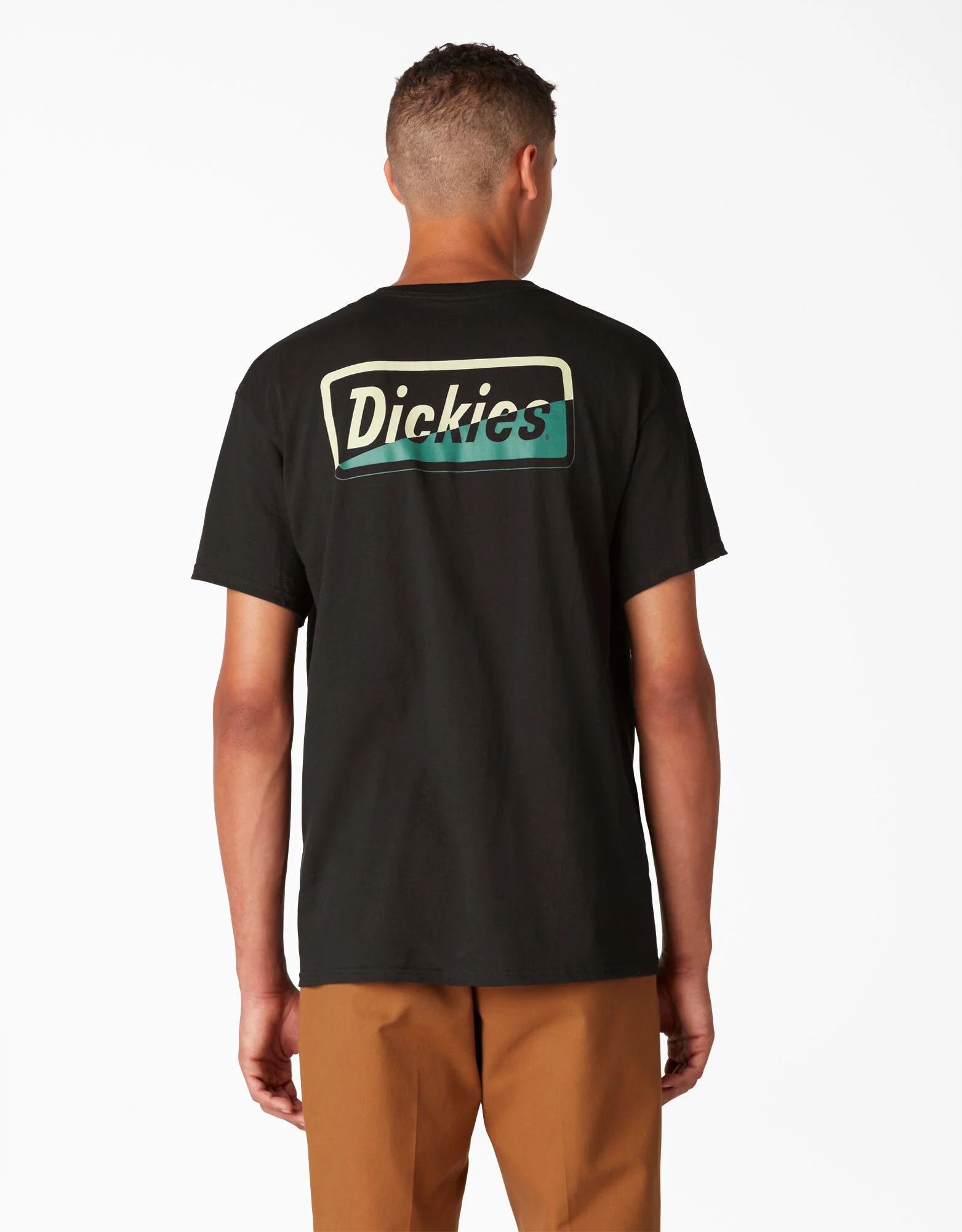 Dickies Skateboarding Split Graphic T-Shirt - Black (BK) - Image 2