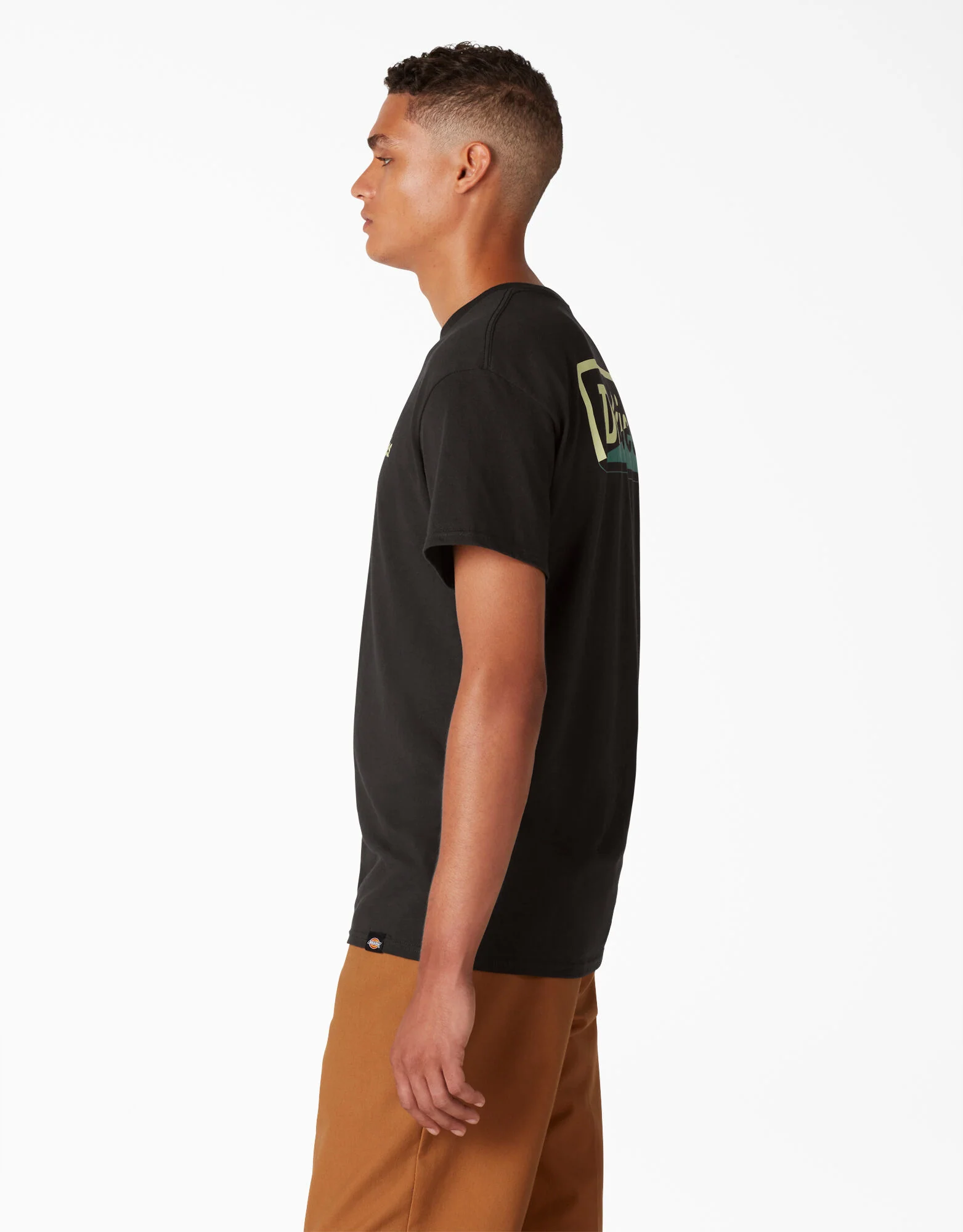 Dickies Skateboarding Split Graphic T-Shirt - Black (BK) - Image 3