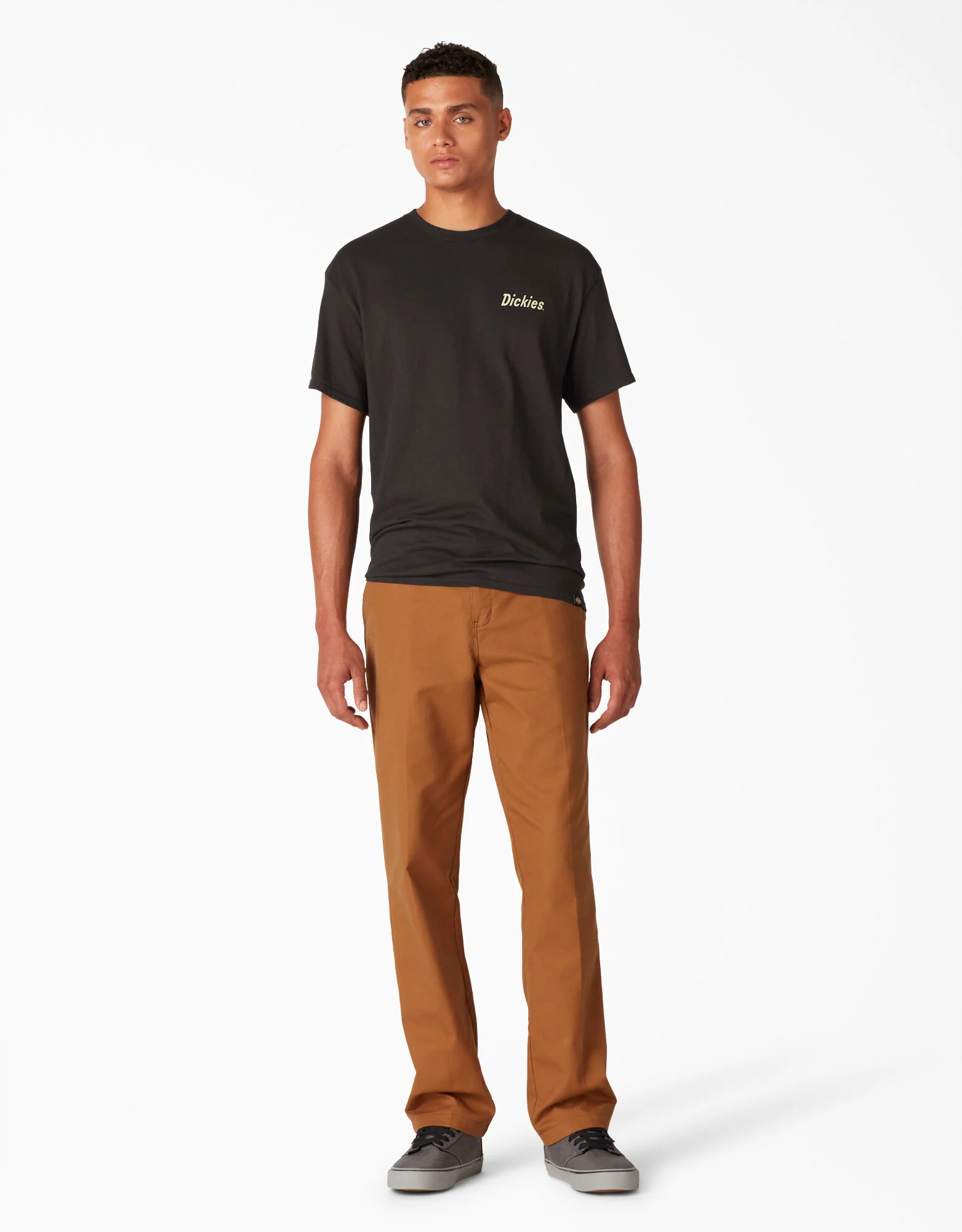 Dickies Skateboarding Split Graphic T-Shirt - Black (BK) - Image 4