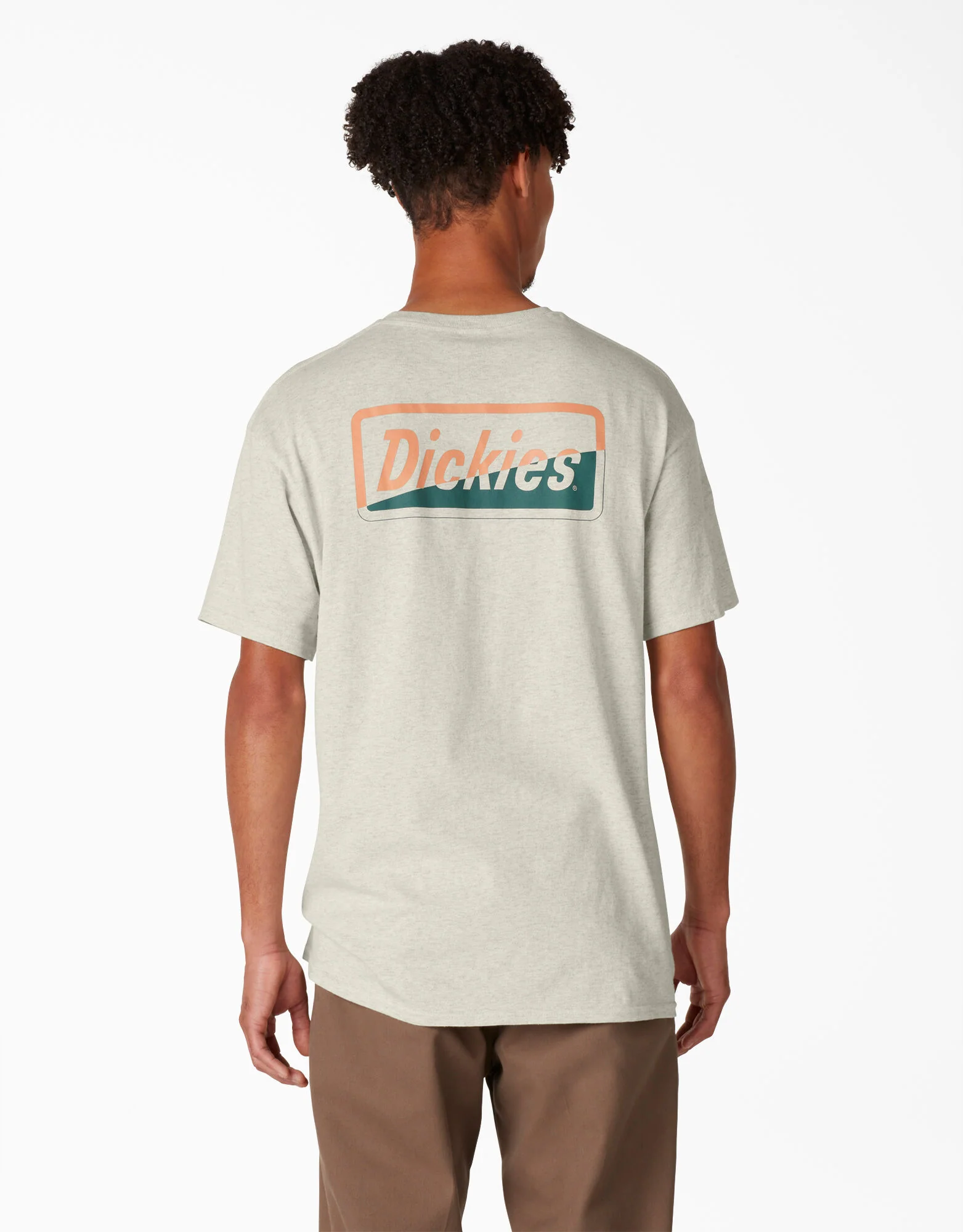 Dickies Skateboarding Split Graphic T-Shirt - Oatmeal Heather - Image 2