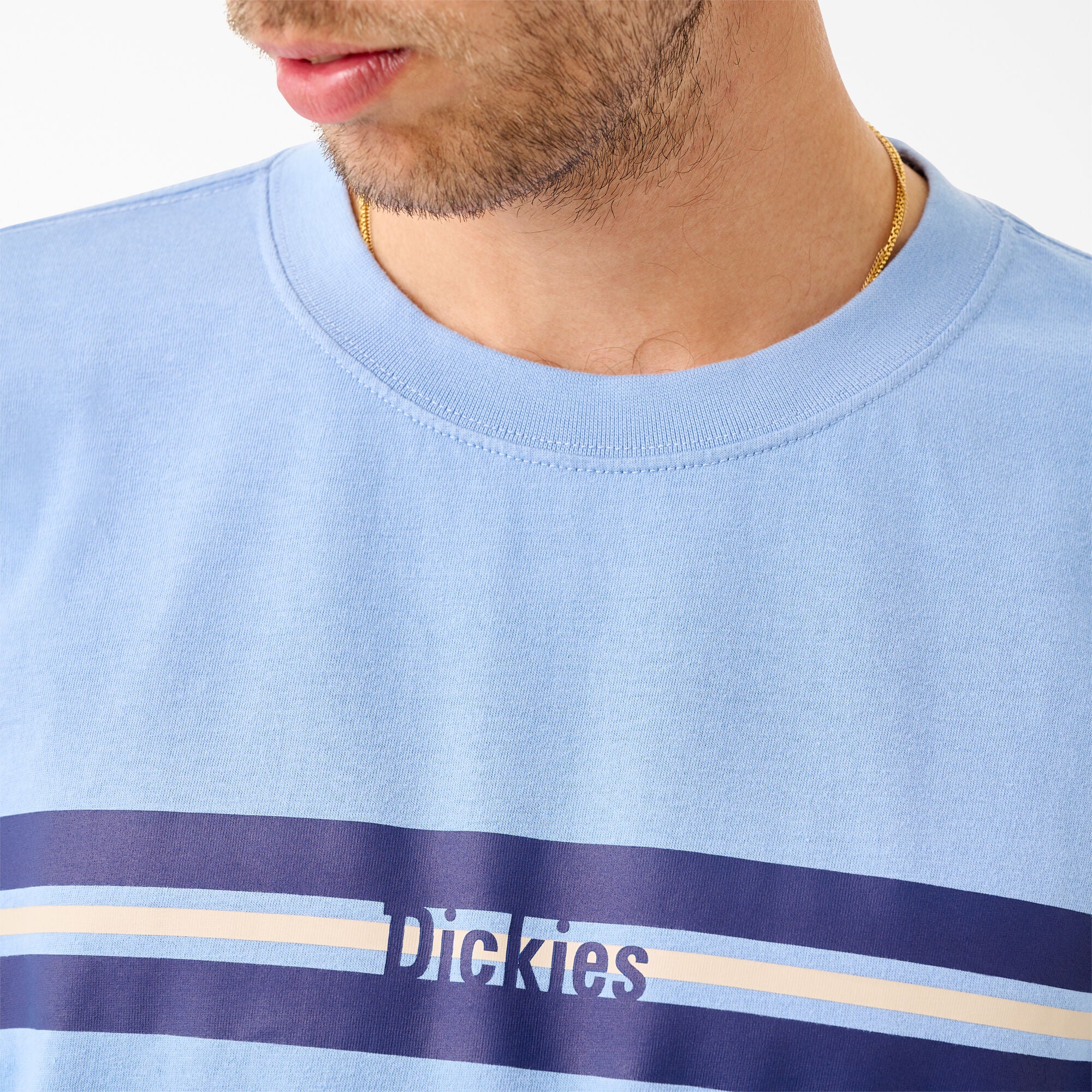 Dickies Tom Knox Long Sleeve T-Shirt - Blue - Image 5
