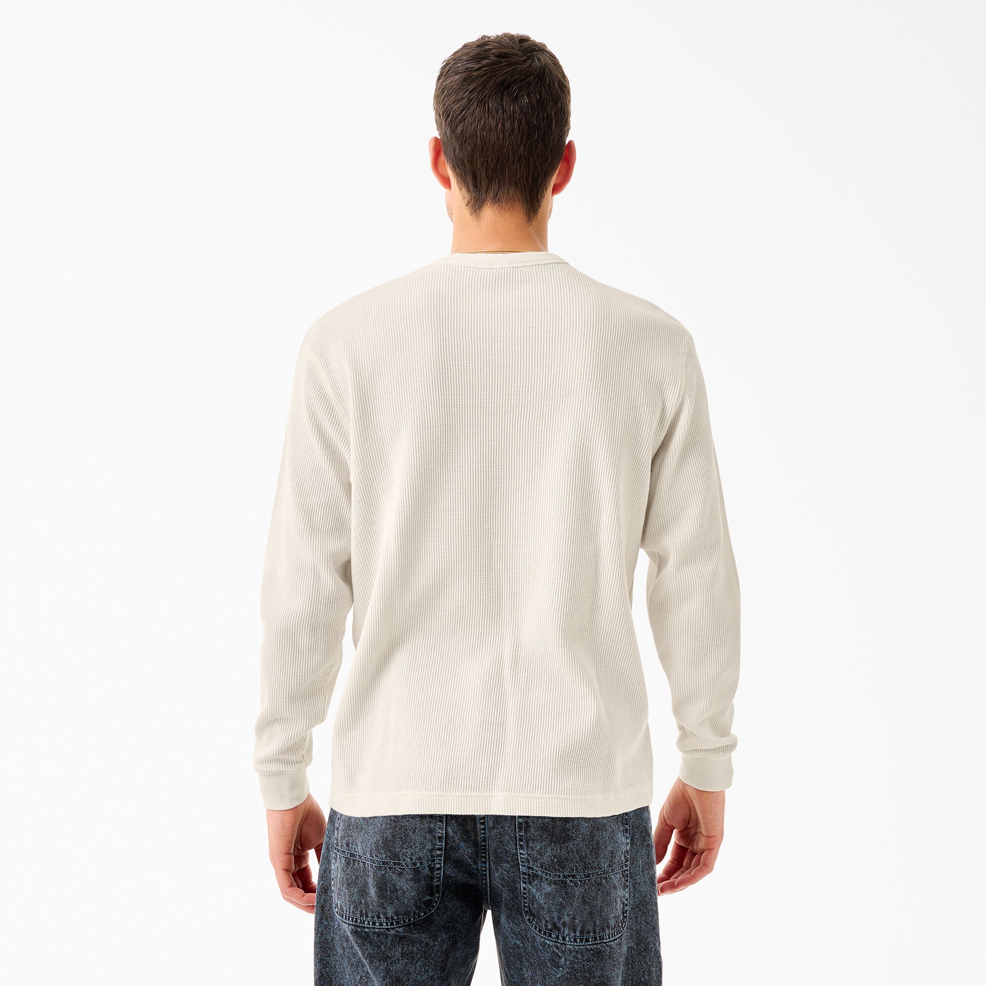 Dickies Tom Knox Thermal Shirt - Cream - Image 2