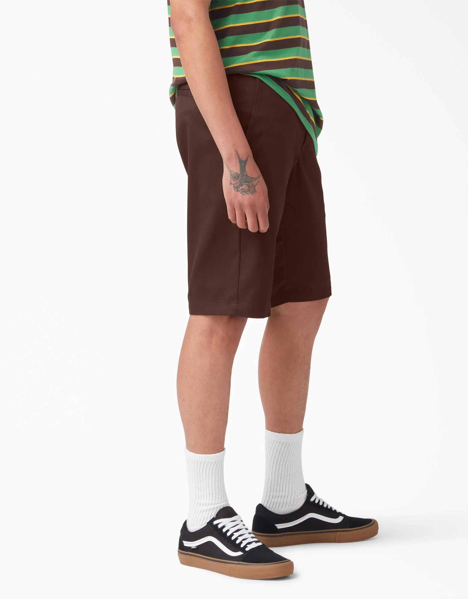 Dickies Vincent Alvarez El Sereno Shorts - Dark Brown - Image 3