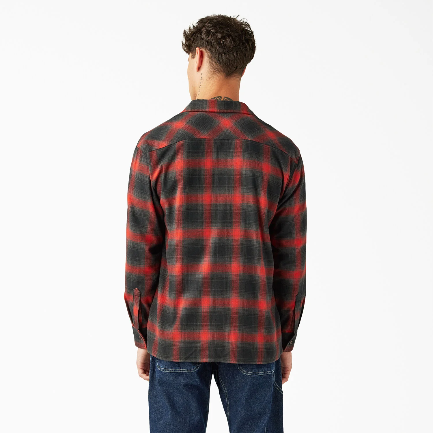 Dickies X Spitfire Flannel LS Shirt - Red Ochre - Image 3