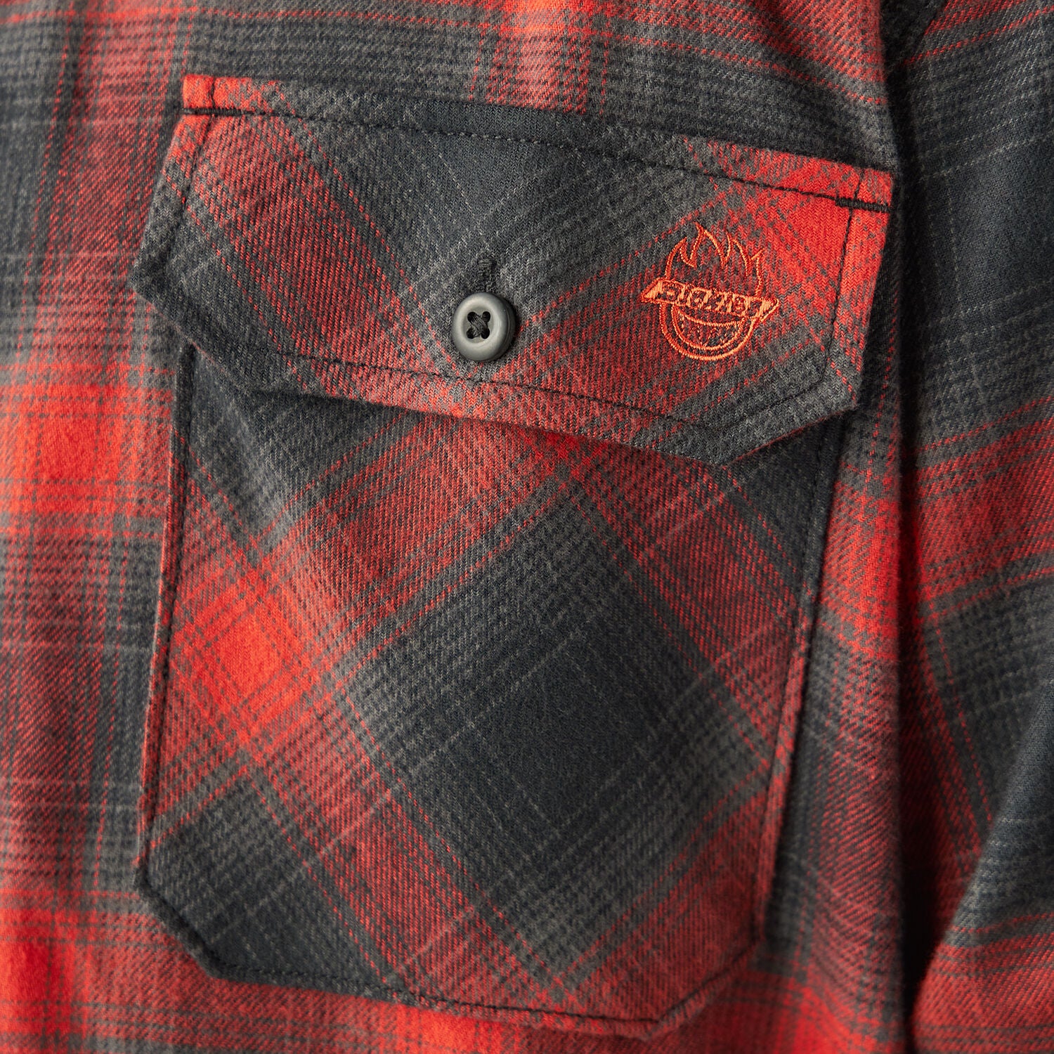 Dickies X Spitfire Flannel LS Shirt - Red Ochre - Image 4