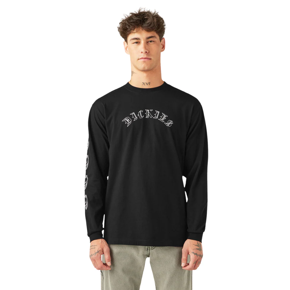 Dickies X Spitfire Knit Long Sleeve T-Shirt - Black