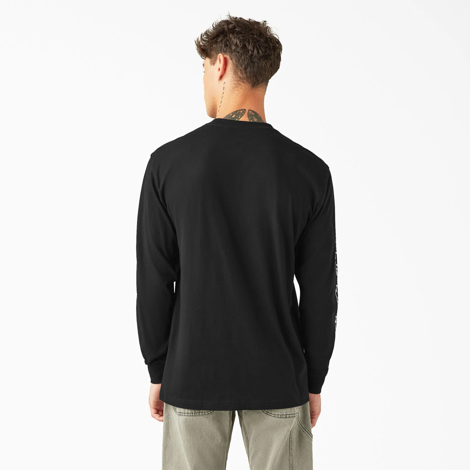 Dickies X Spitfire Knit Long Sleeve T-Shirt - Black - Image 3