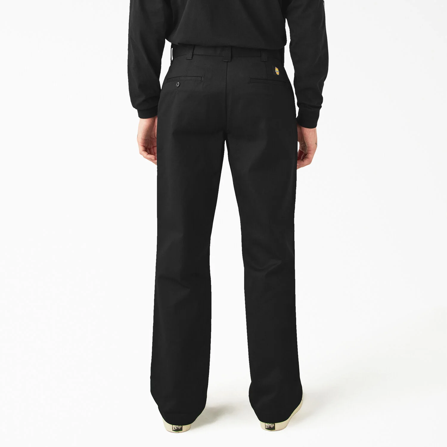 Dickies X Spitfire Twill Flannel Cuff Pants - Black - Image 3