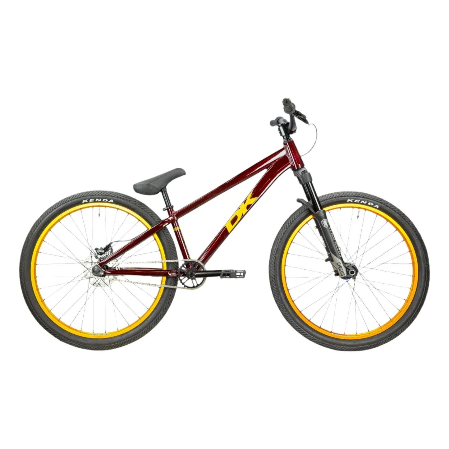 DK Asterik 26″ Complete Dirt Jumper Bike - Crimson - Image 2